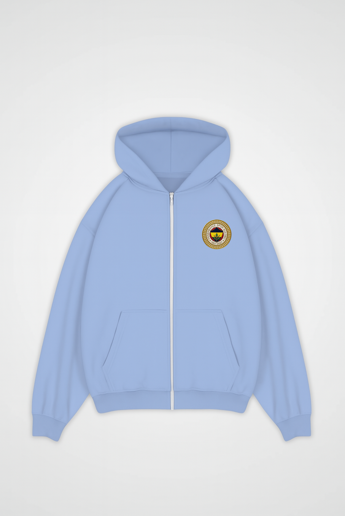 Fenerbahçe Oversized Zipper Hoodie – Design 2 – Produktansicht 5