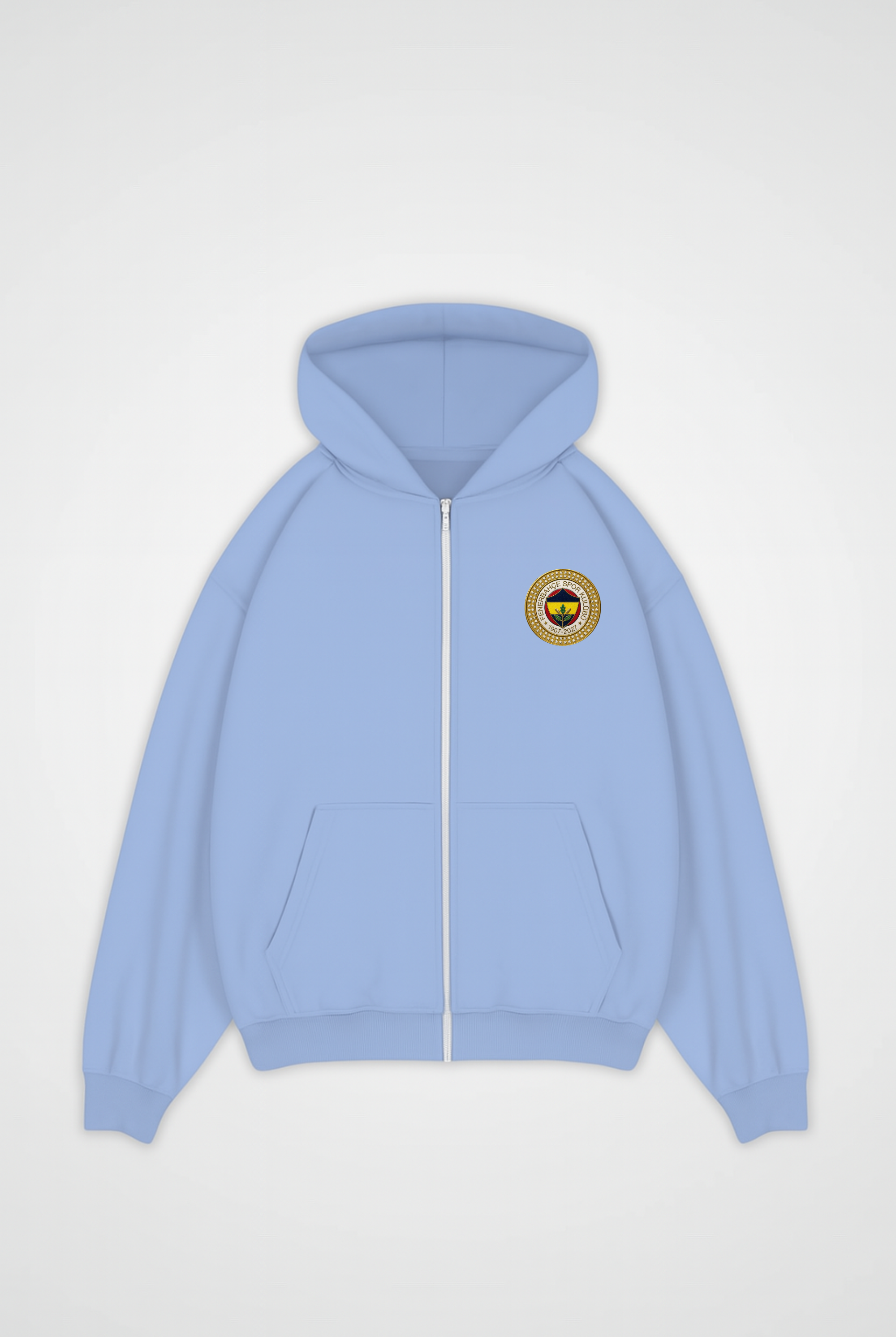 FENERBAHCE Oversized Zipper Hoodie Design 2