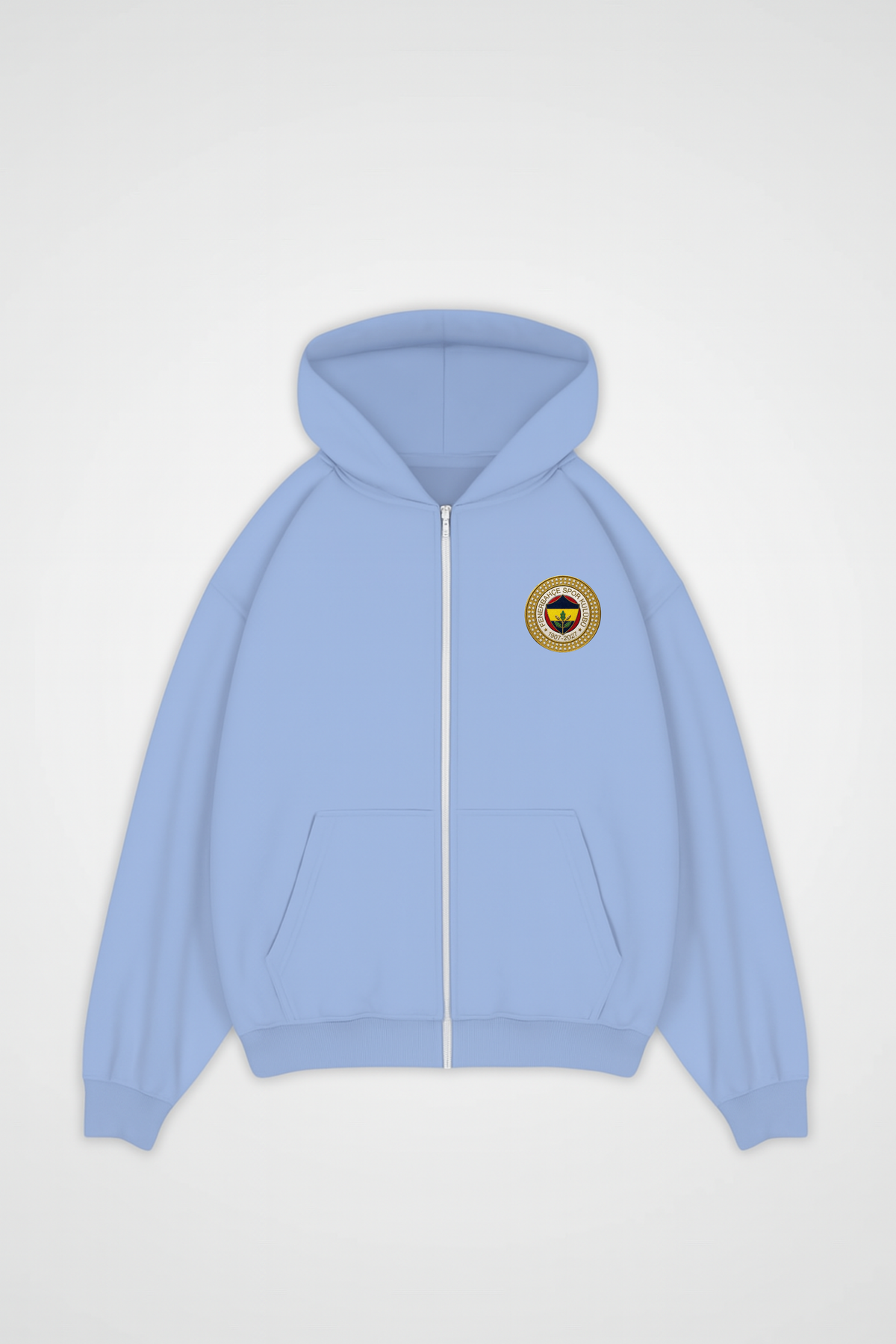 Fenerbahçe Oversized Zipper Hoodie – Design 2 – Produktansicht 5
