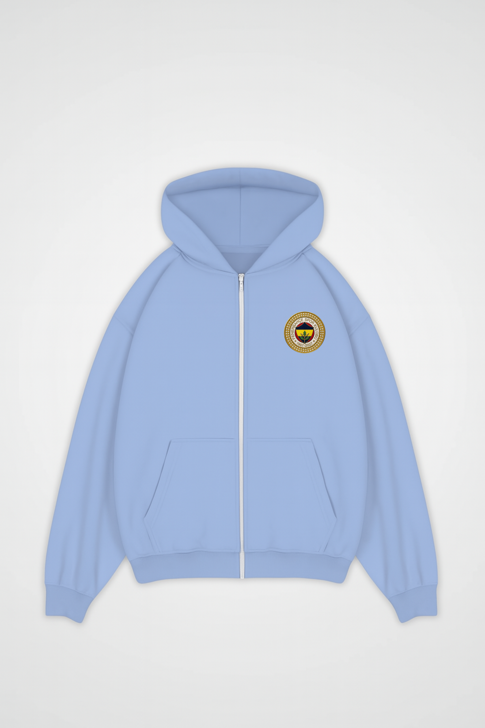 FENERBAHCE Oversized Zipper Hoodie Design 2