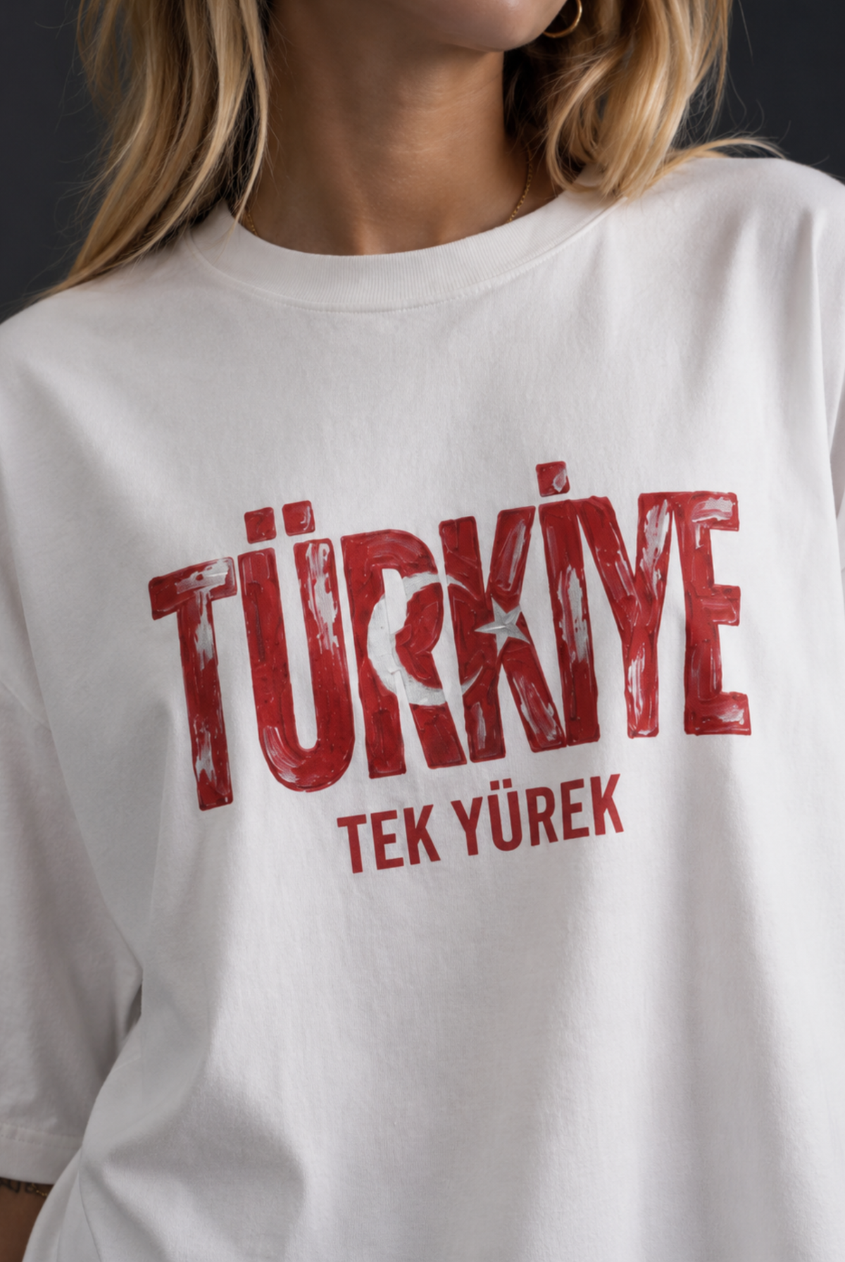 Türkiye Oversized T-Shirt – Design 2 – Produktansicht 2