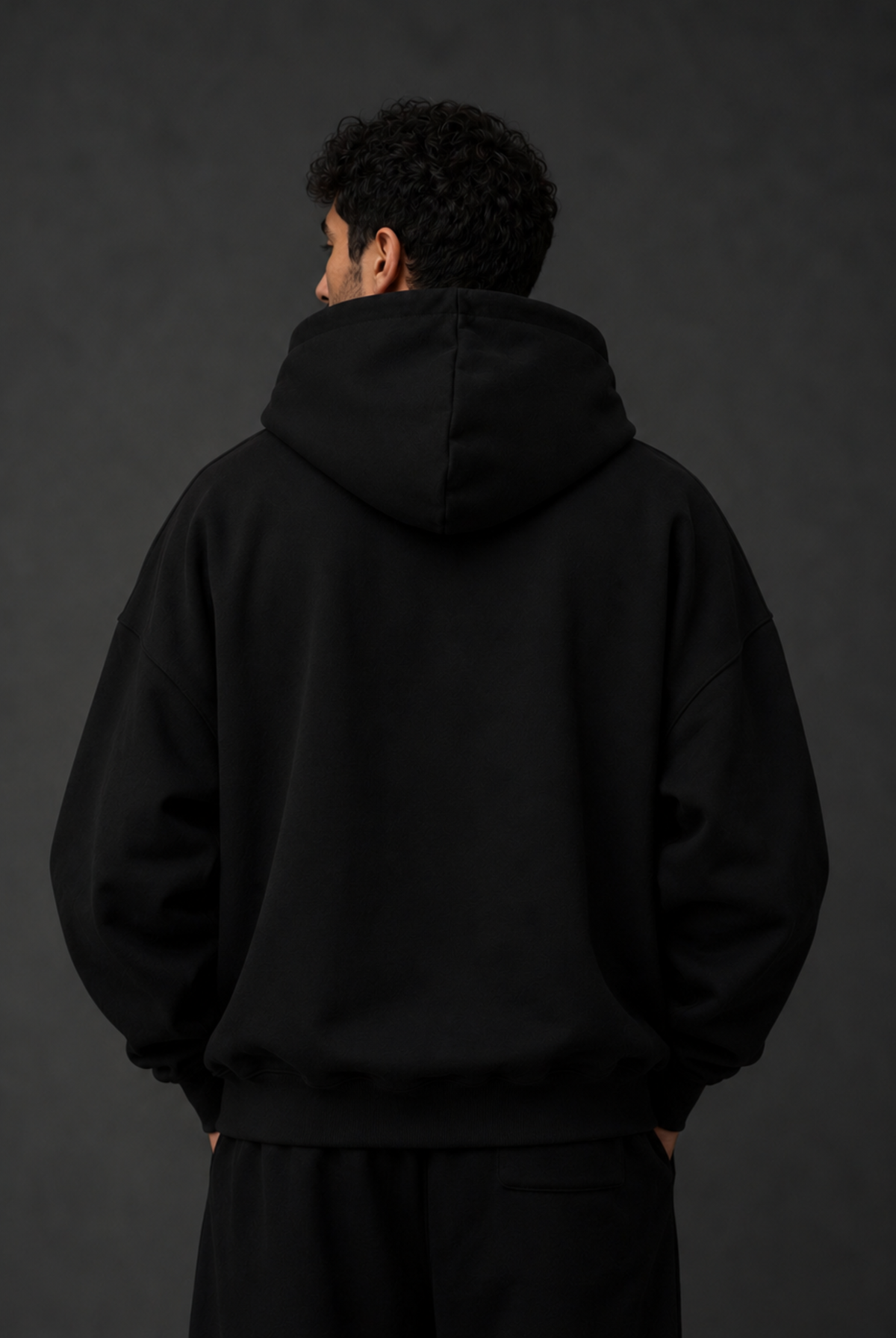 Fenerbahçe Oversized Zipper Hoodie – Design 1 – Produktansicht 3