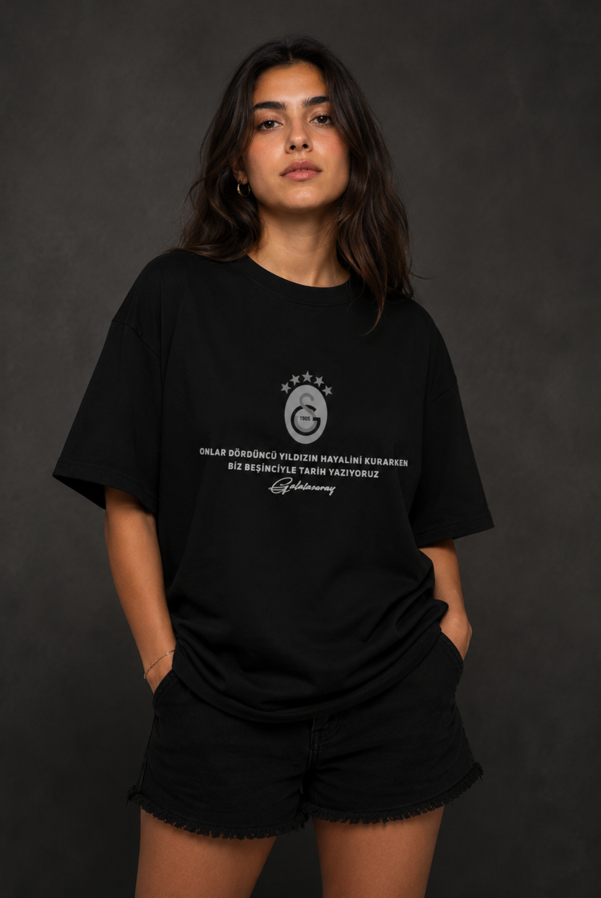 Galatasaray Oversized T-Shirt Design 2 – Produktansicht