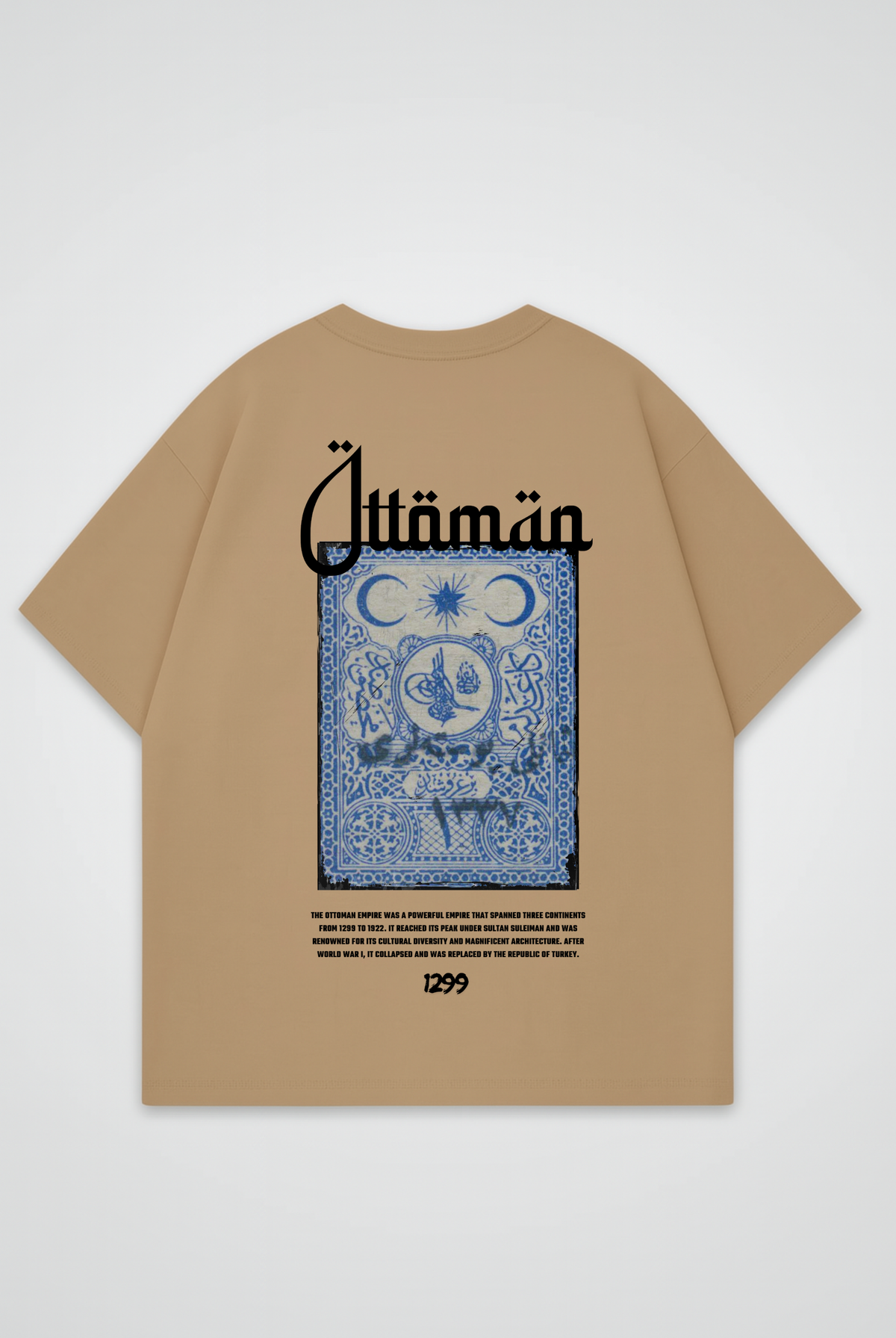 Ottoman Oversized T-Shirt – Design 3 – Produktansicht 3