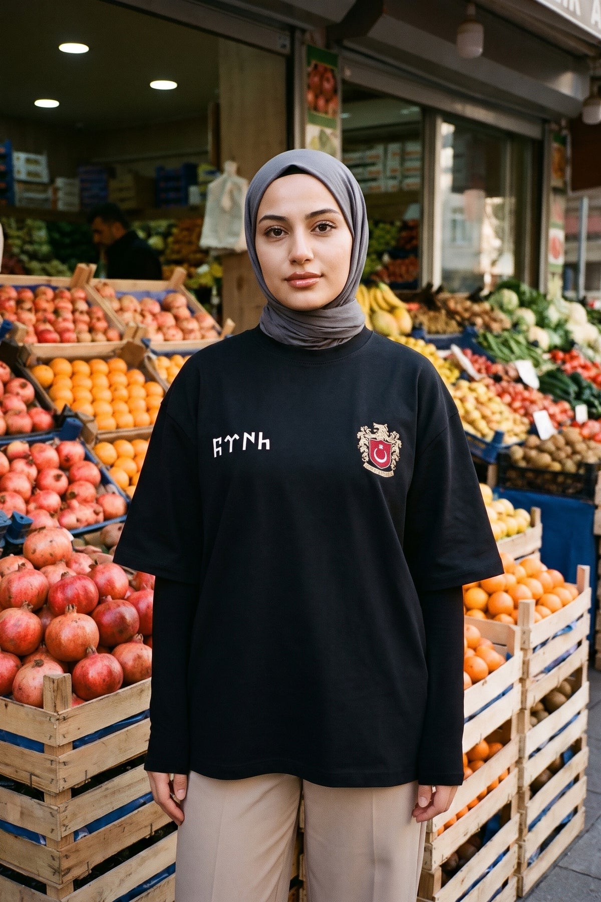 Göktürk Oversized T-Shirt – Miras