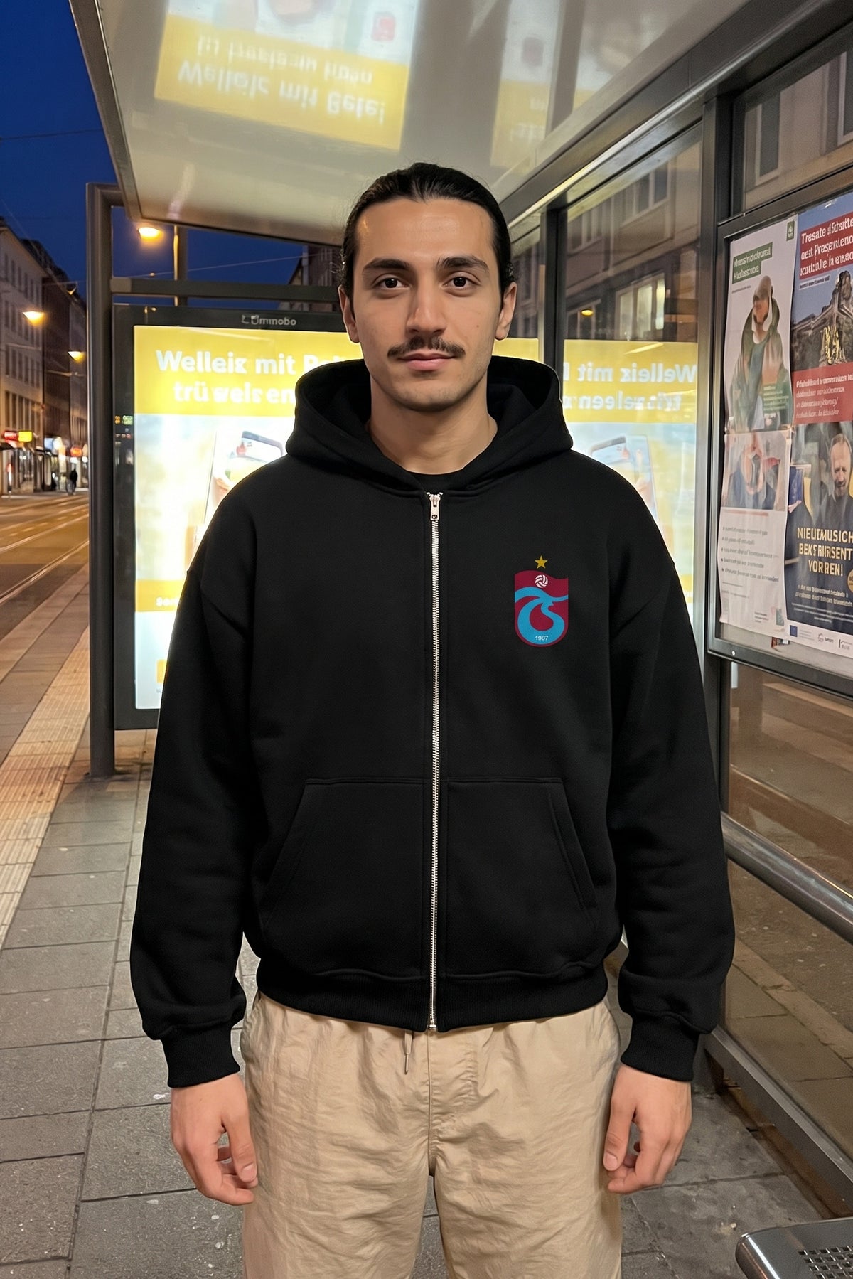 Trabzon Oversized Zipper Hoodie