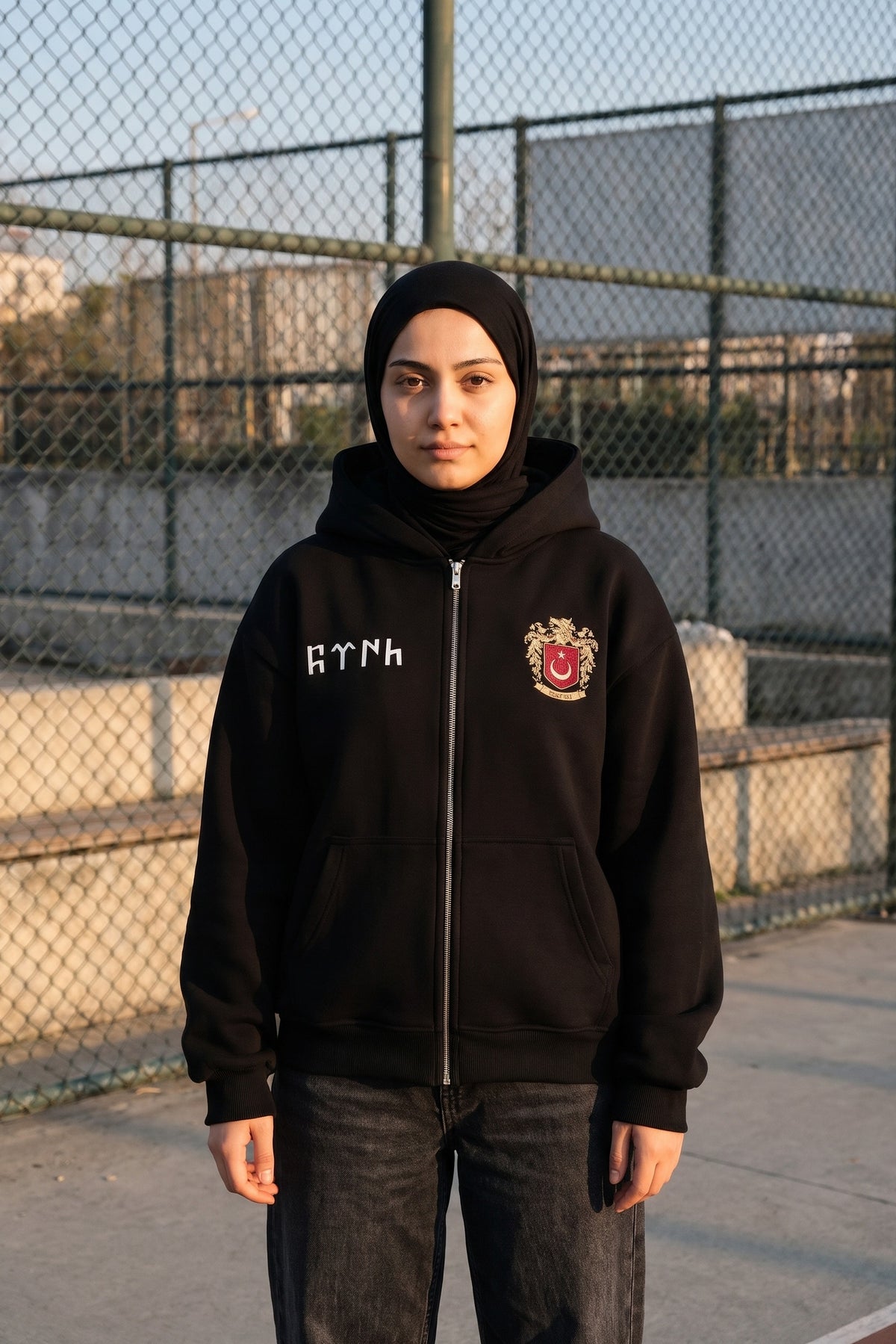 Göktürk Oversized Zipper Hoodie – Kut