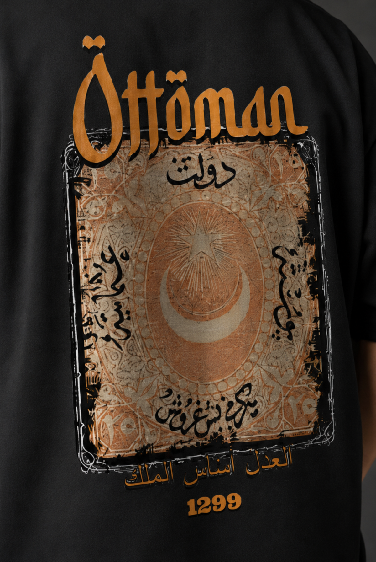 Ottoman Oversized T-Shirt – Design 4 – Produktansicht 3