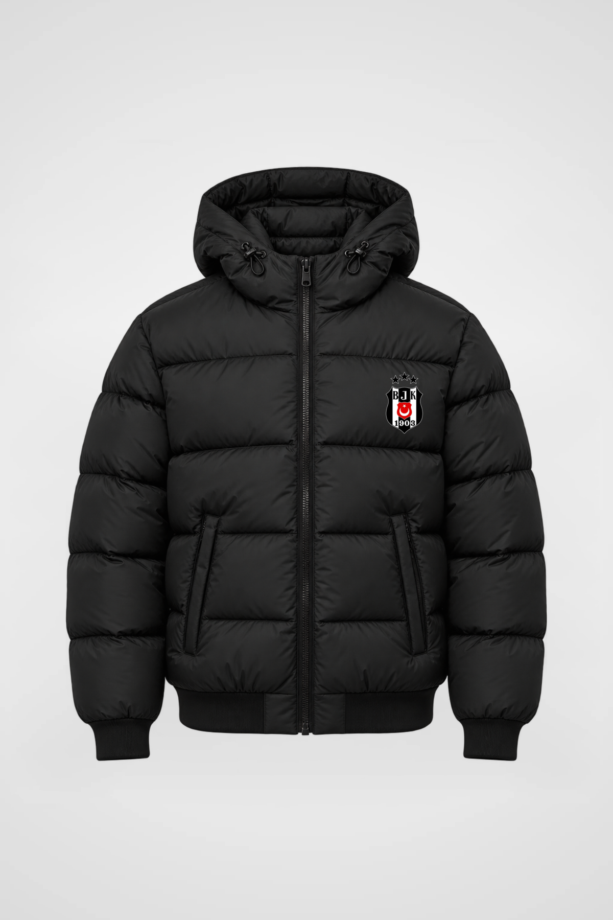 Beşiktaş Steppjacke in Schwarz (Black)