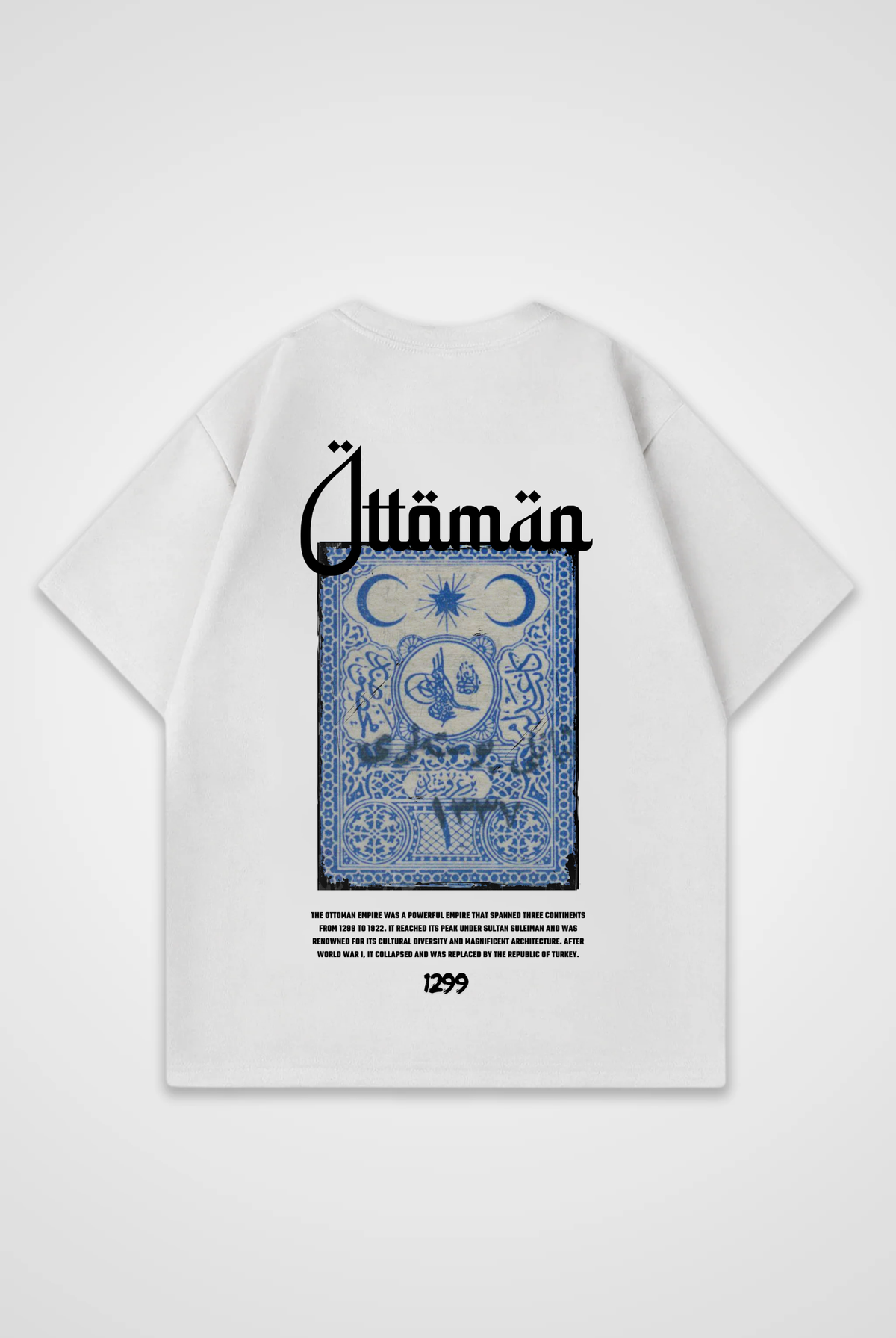 Ottoman Oversized T-Shirt – Design 3 – Produktansicht 4