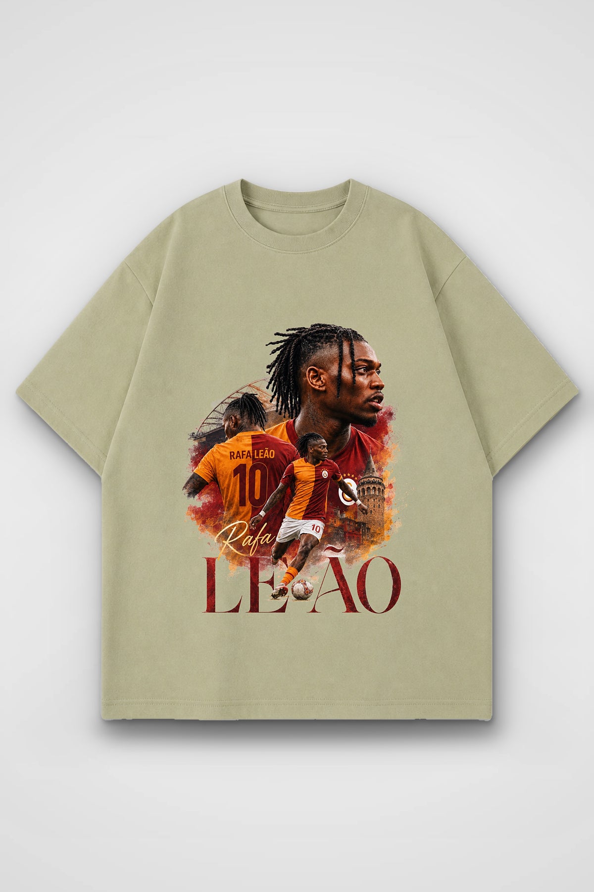 REALSTIL Rafa Leao Oversized T-Shirt Leão Street – Rückansicht