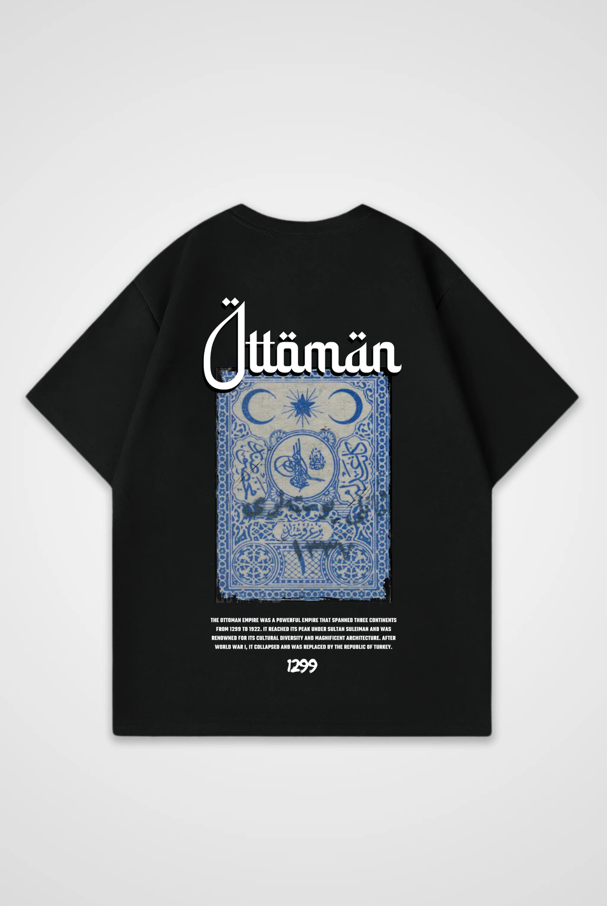 Ottoman Oversized T-Shirt – Design 3 – Produktansicht 2