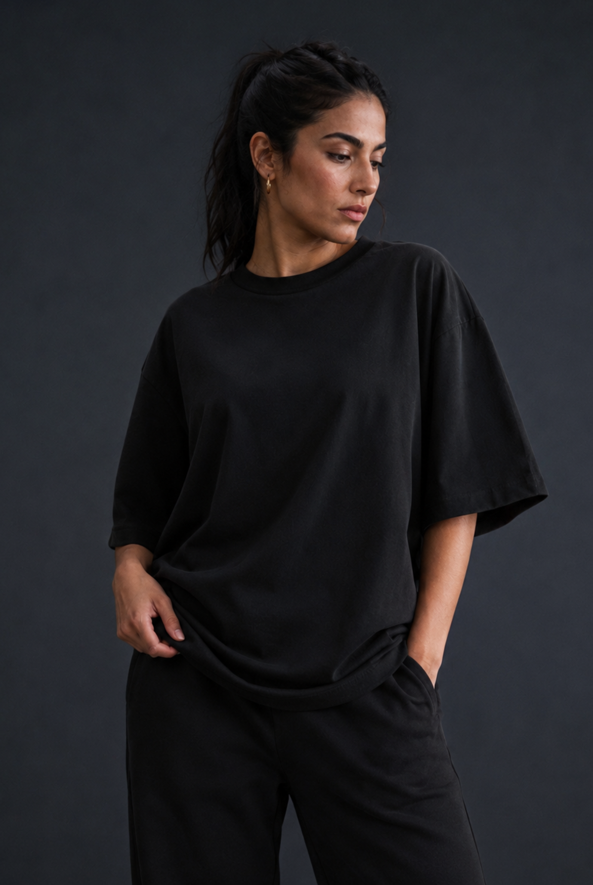 Göktürk Oversized T-Shirt – Design 1 – Produktansicht 2