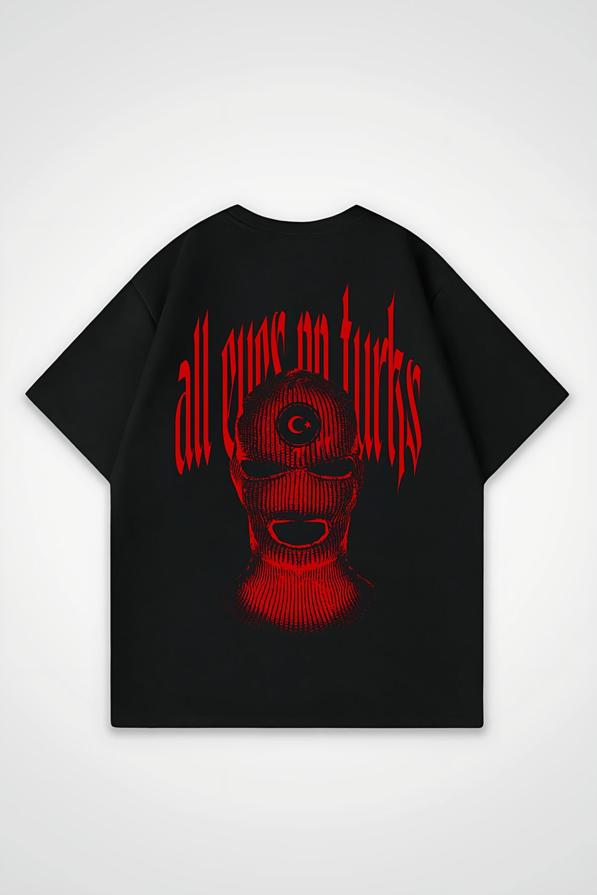Türk Oversized T-Shirt – Töre in Schwarz (Black) – Backprint-Design