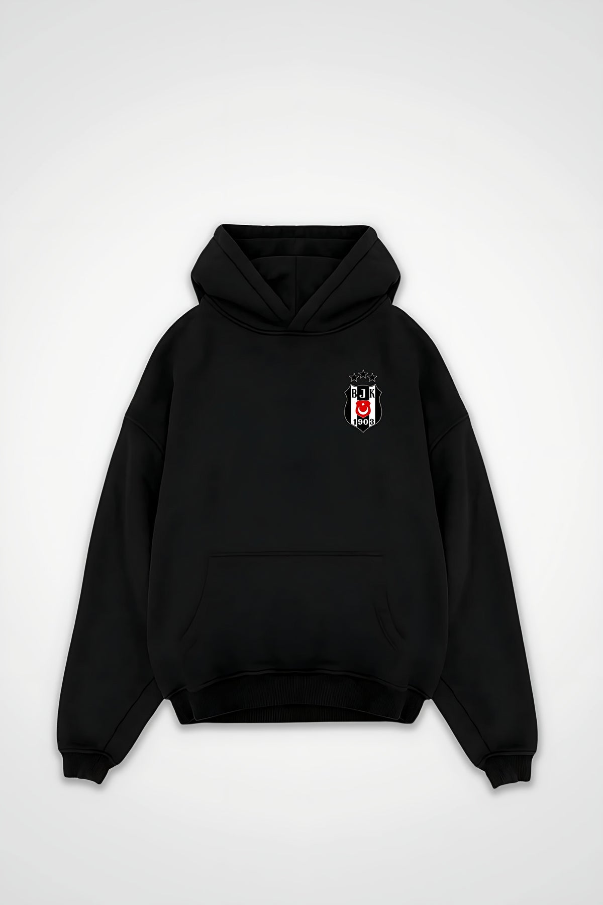 Beşiktaş Oversized Hoodie – Kartal in Schwarz (Black)