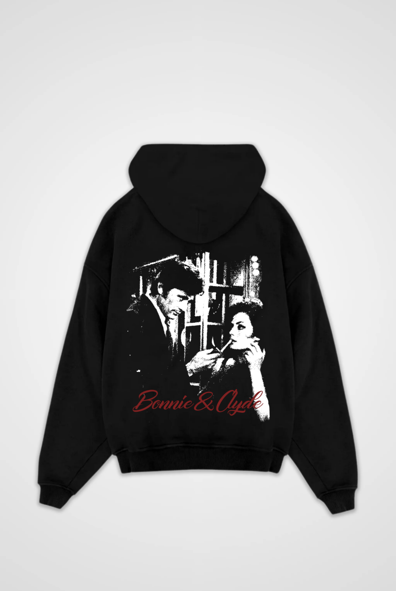 BONNIE & CLYDE Oversized Hoodie – Produktansicht