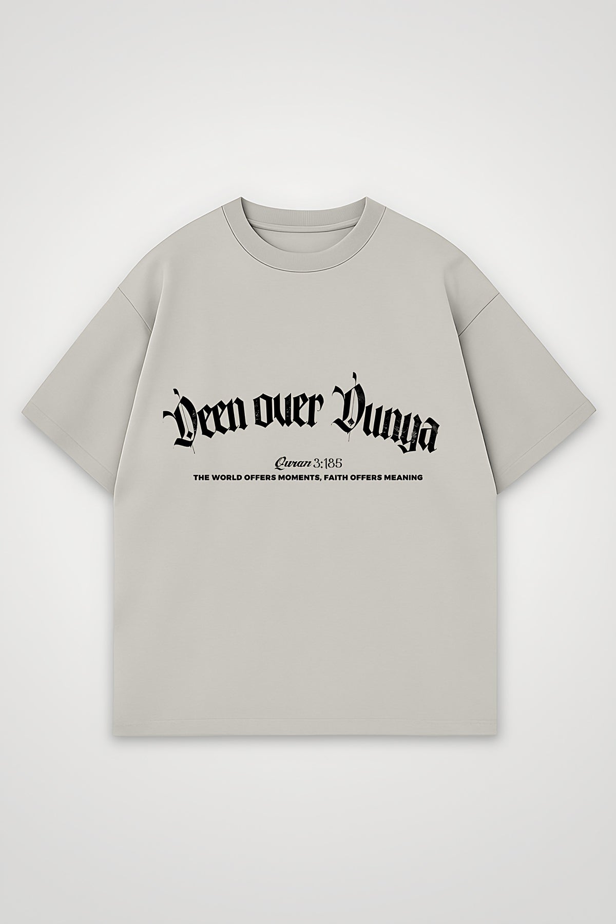 Deen Oversized T-Shirt – Nur – Design mit Backprint