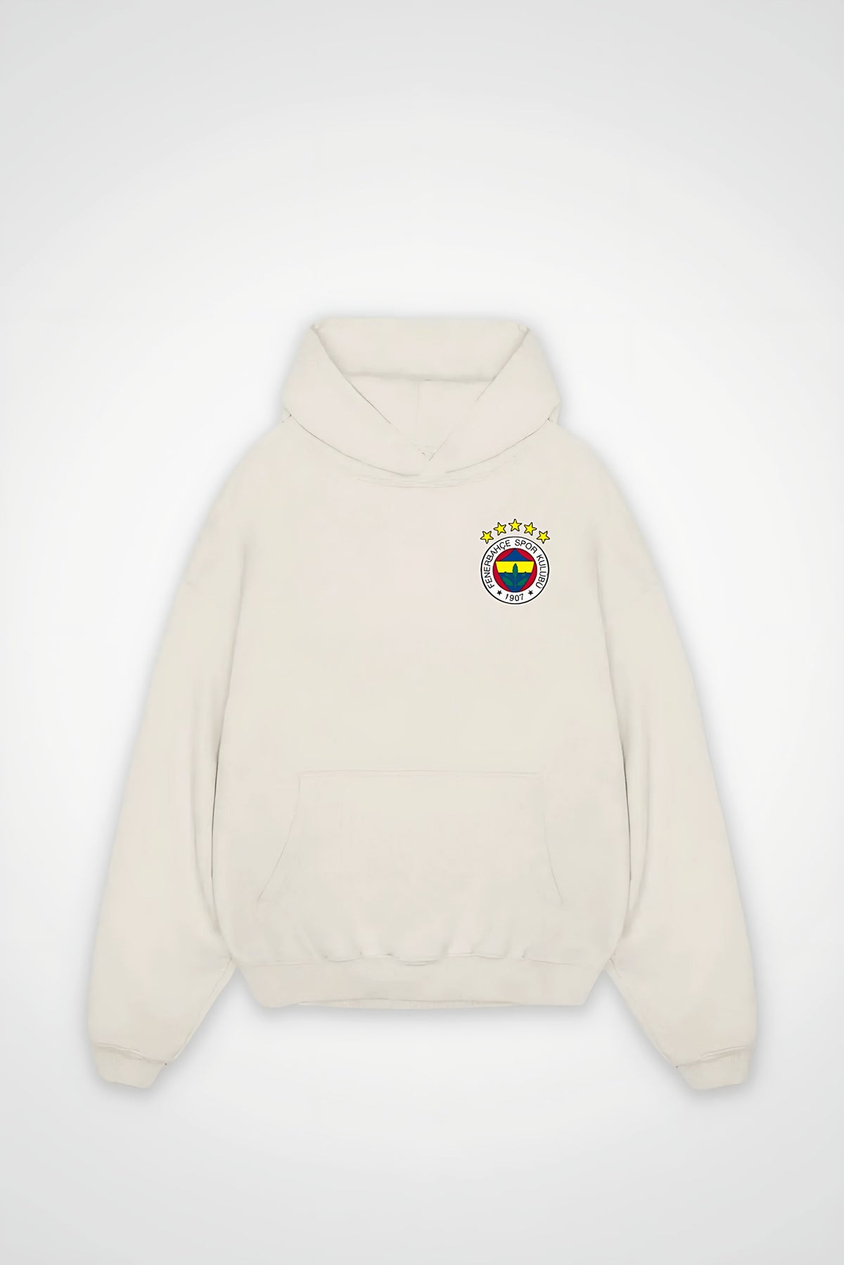 Fenerbahçe Oversized Hoodie – Kadıköy in White Sand