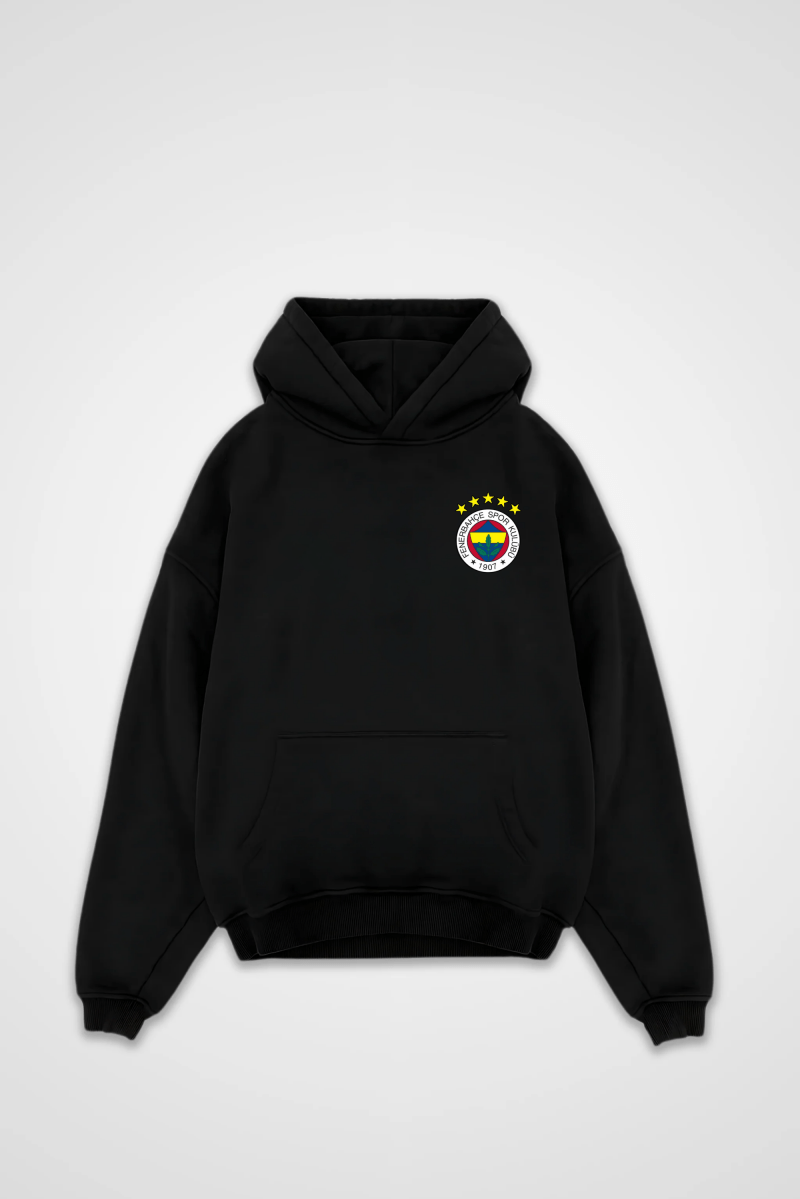 Fenerbahçe Oversized Hoodie – Kadıköy in Schwarz (Black)