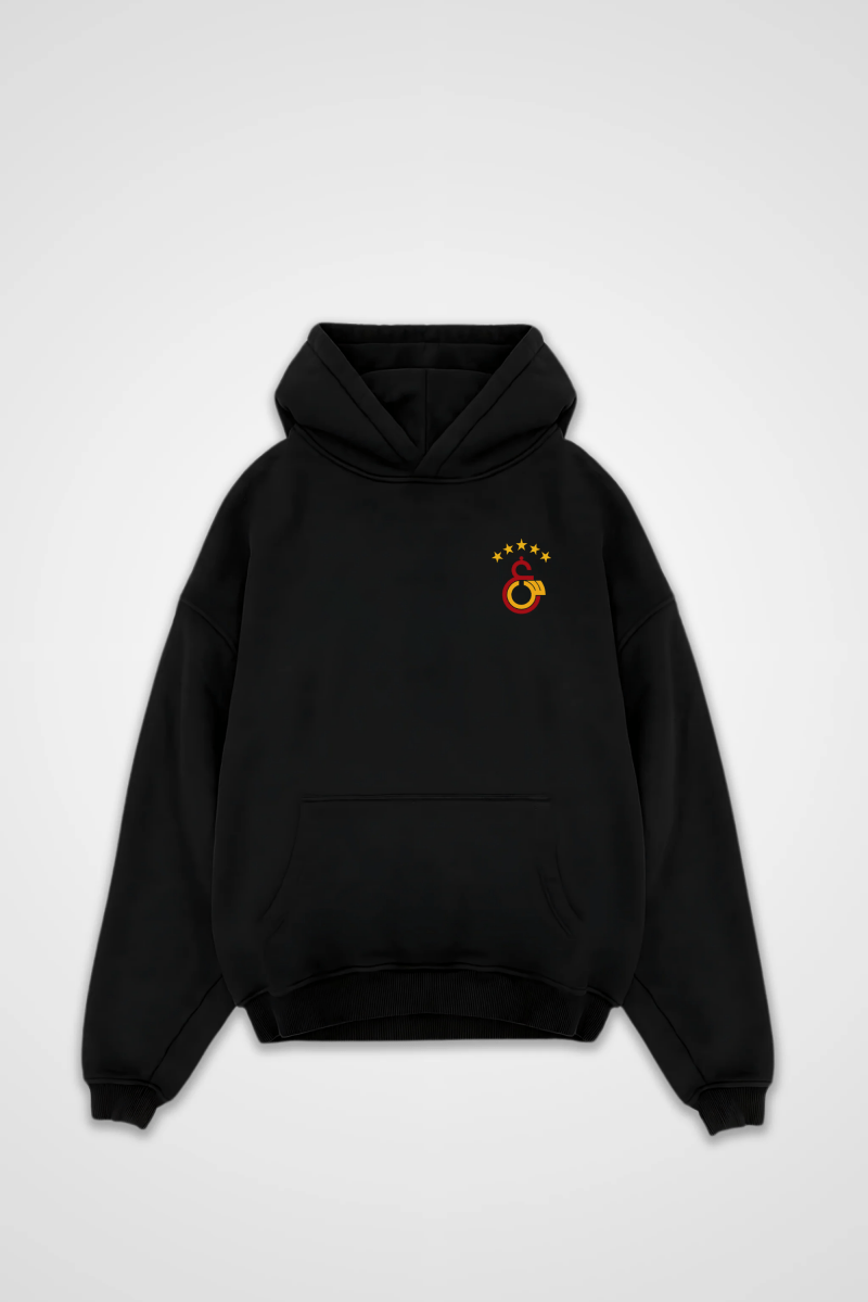 Galatasaray Oversized Hoodie – Tribün in Schwarz (Black)