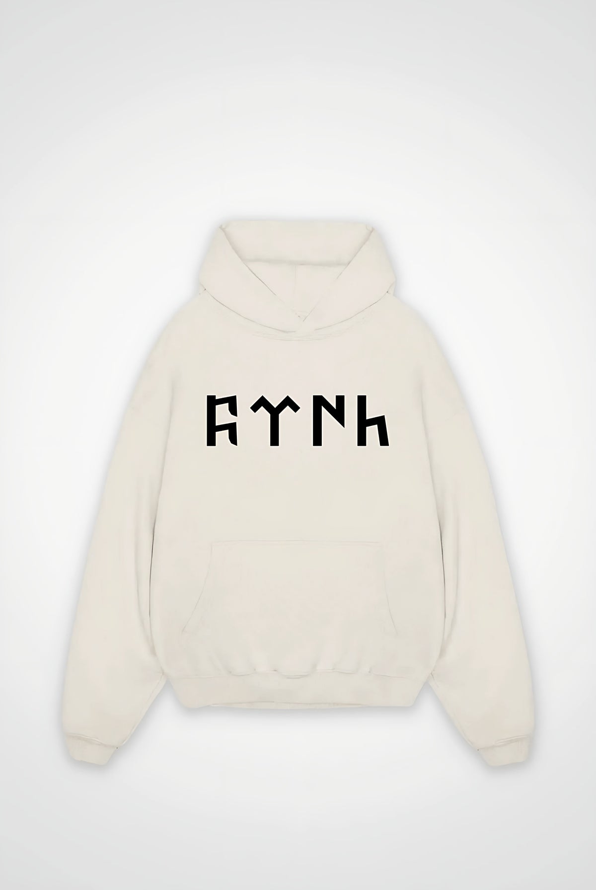 Göktürk Oversized Hoodie – Orhun in White Sand
