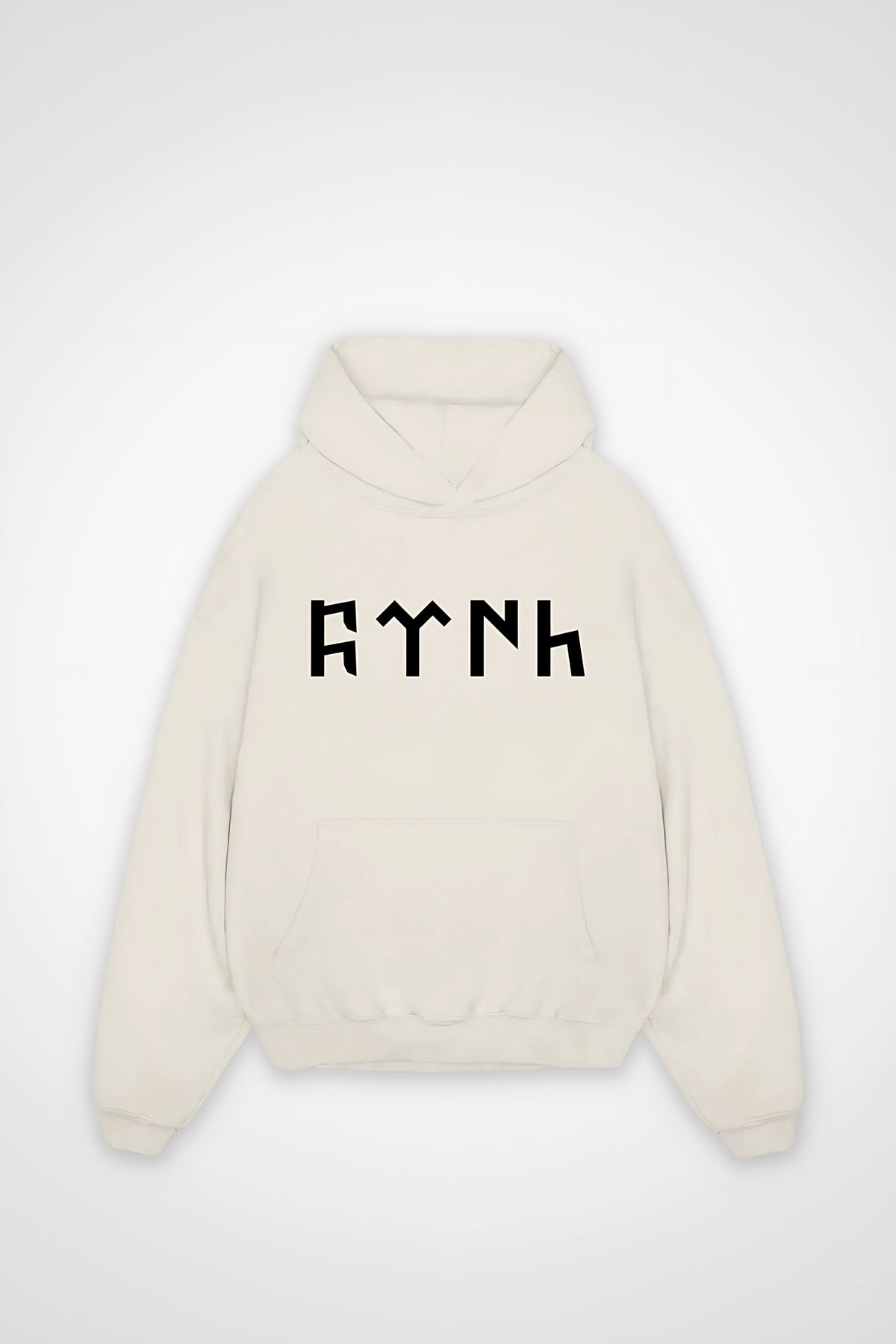 Göktürk Oversized Hoodie – Orhun in White Sand