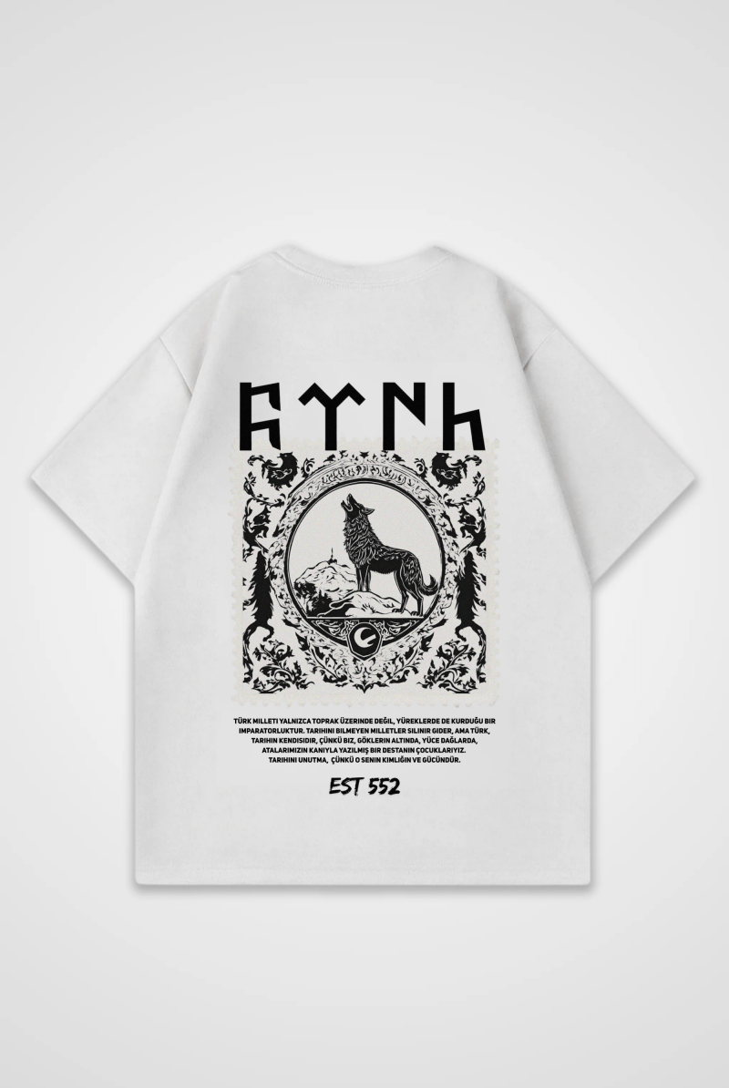 Göktürk Oversized T-Shirt – Design 1 – Produktansicht 5