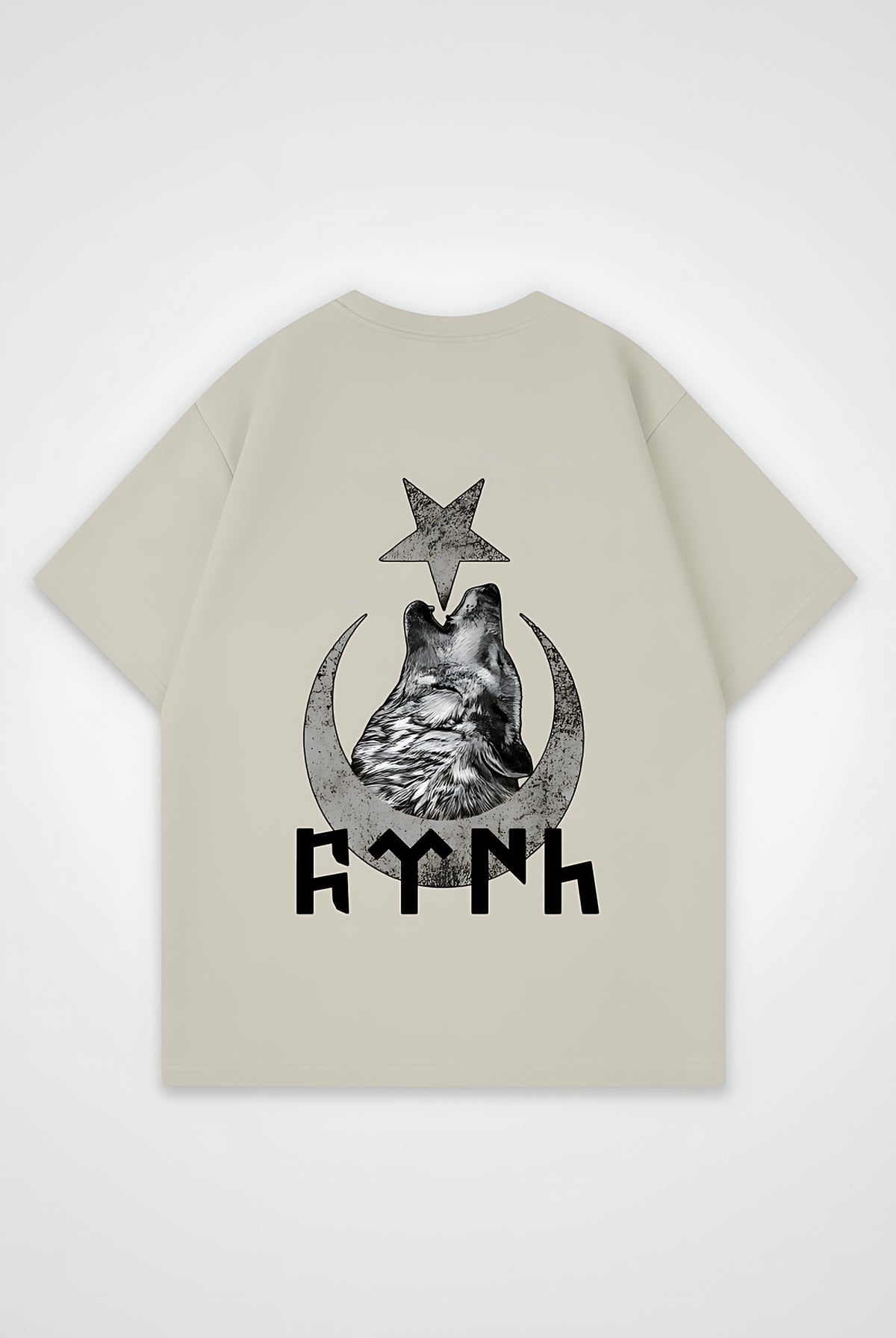 Göktürk Oversized T-Shirt – Töre – Design mit Backprint