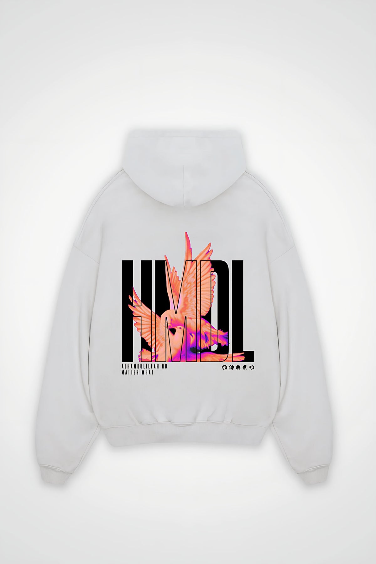 HMDL Oversized Hoodie in Weiß (White)