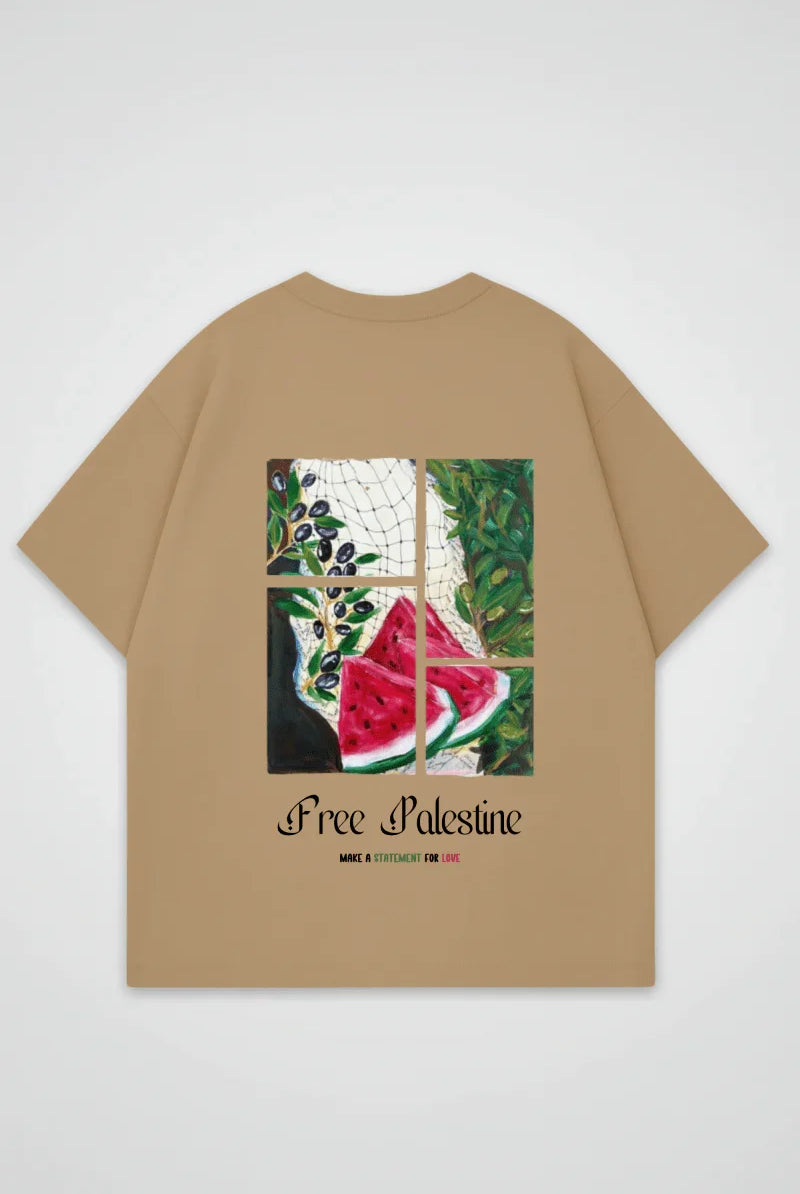 Palestine Oversized T-Shirt – Produktansicht
