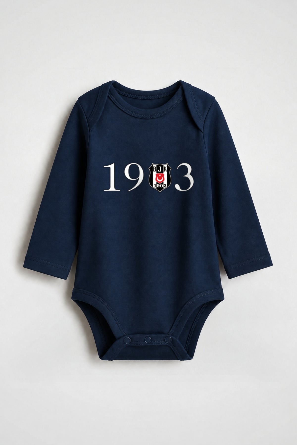 Beşiktaş Bio-Babybody Langarm – Çarşı in Nautical Navy