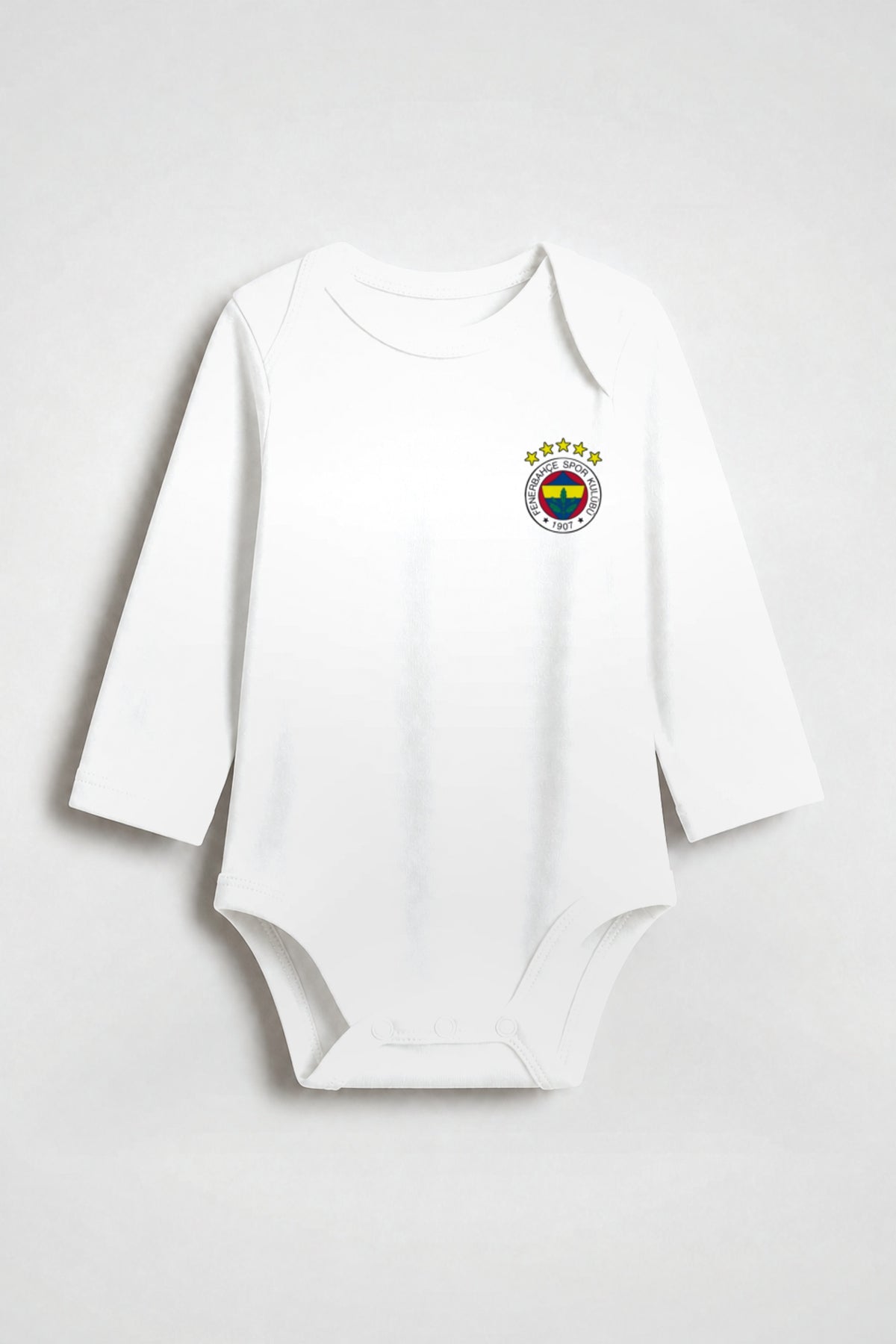 Fenerbahçe Bio-Babybody Langarm – Kadıköy in Weiß