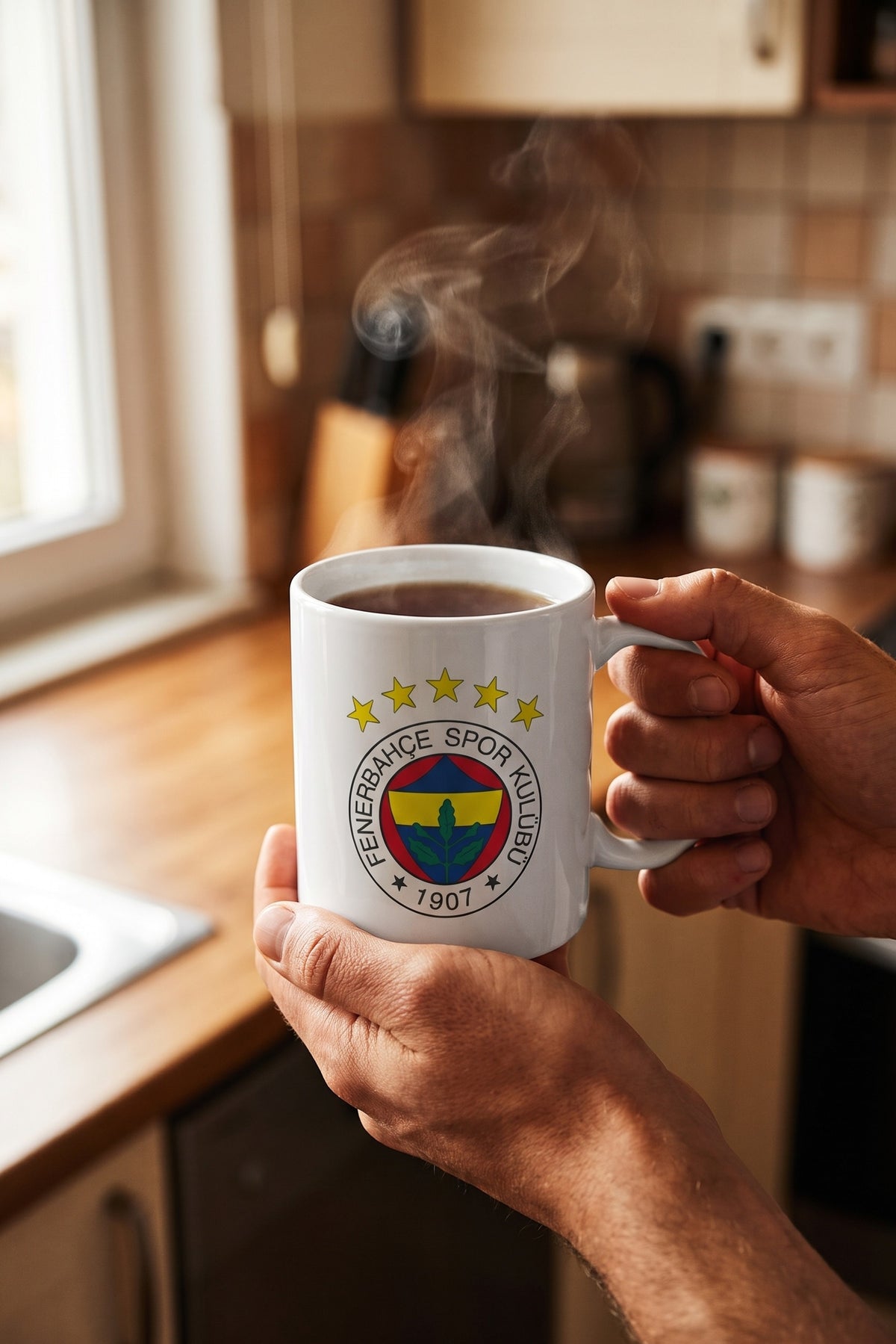 Fenerbahçe Tasse – Lifestyle-Foto