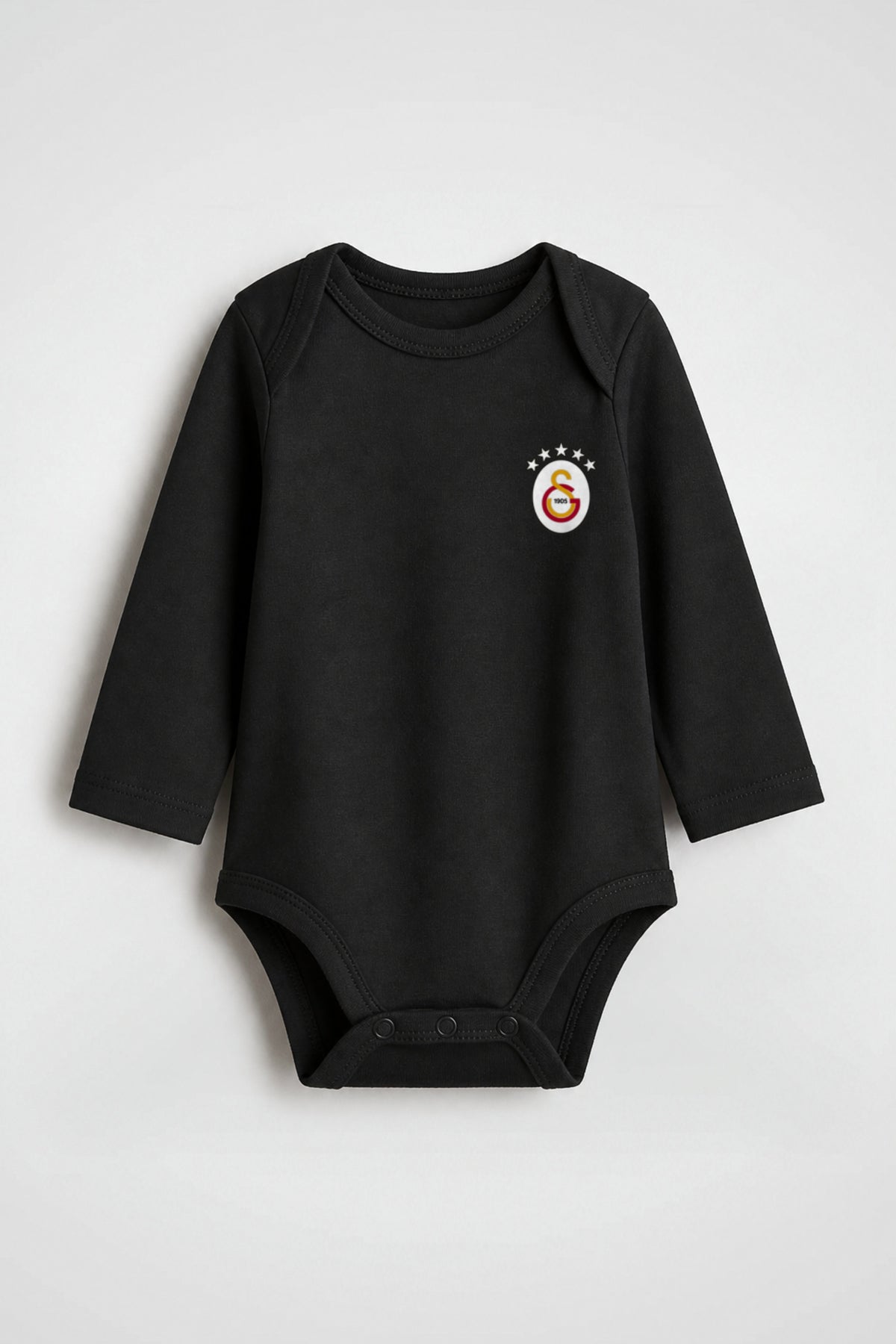 Galatasaray Bio-Babybody Langarm – Aslan in Schwarz