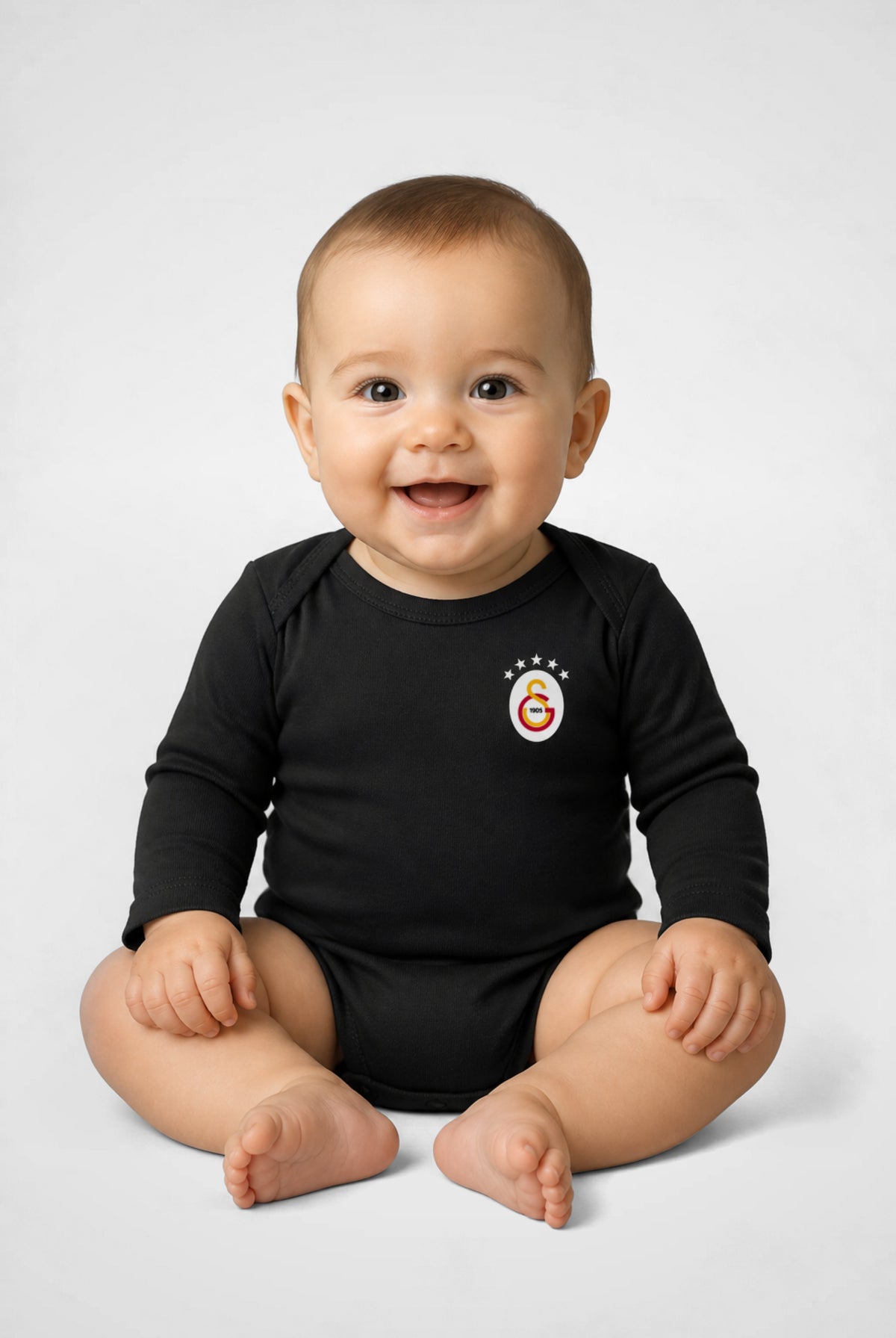 REALSTIL Galatasaray Bio-Babybody Aslan – getragen, Schwarz