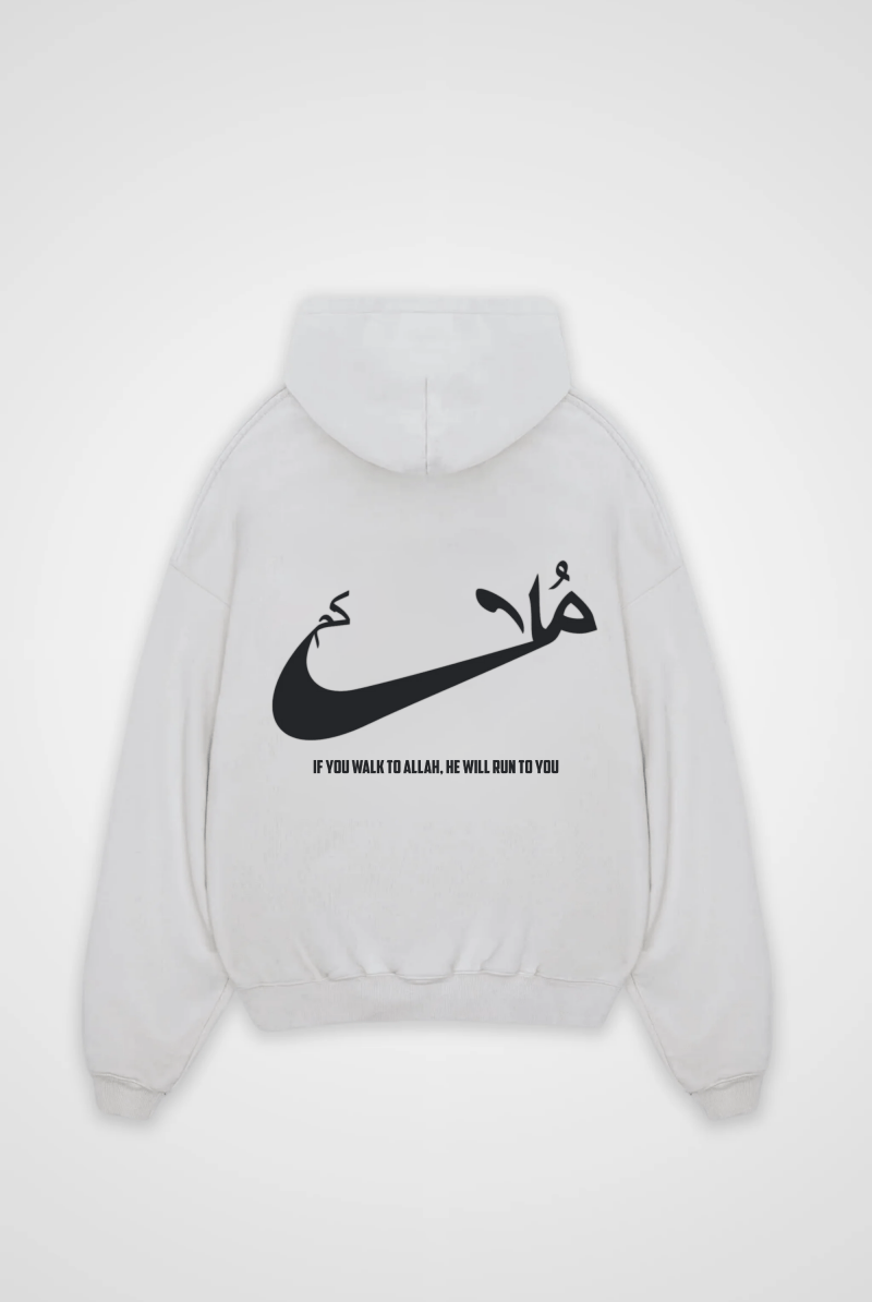 RUN Oversized Hoodie – Produktansicht