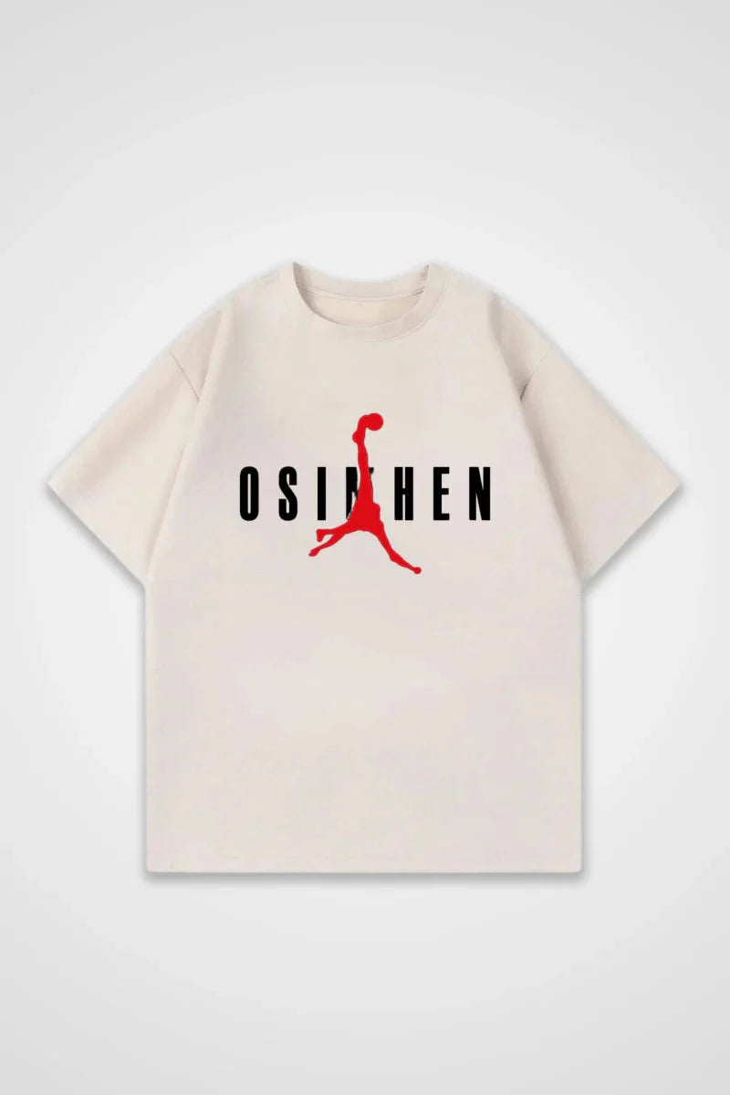 Osimhen Oversized T-Shirt – Black – Detail