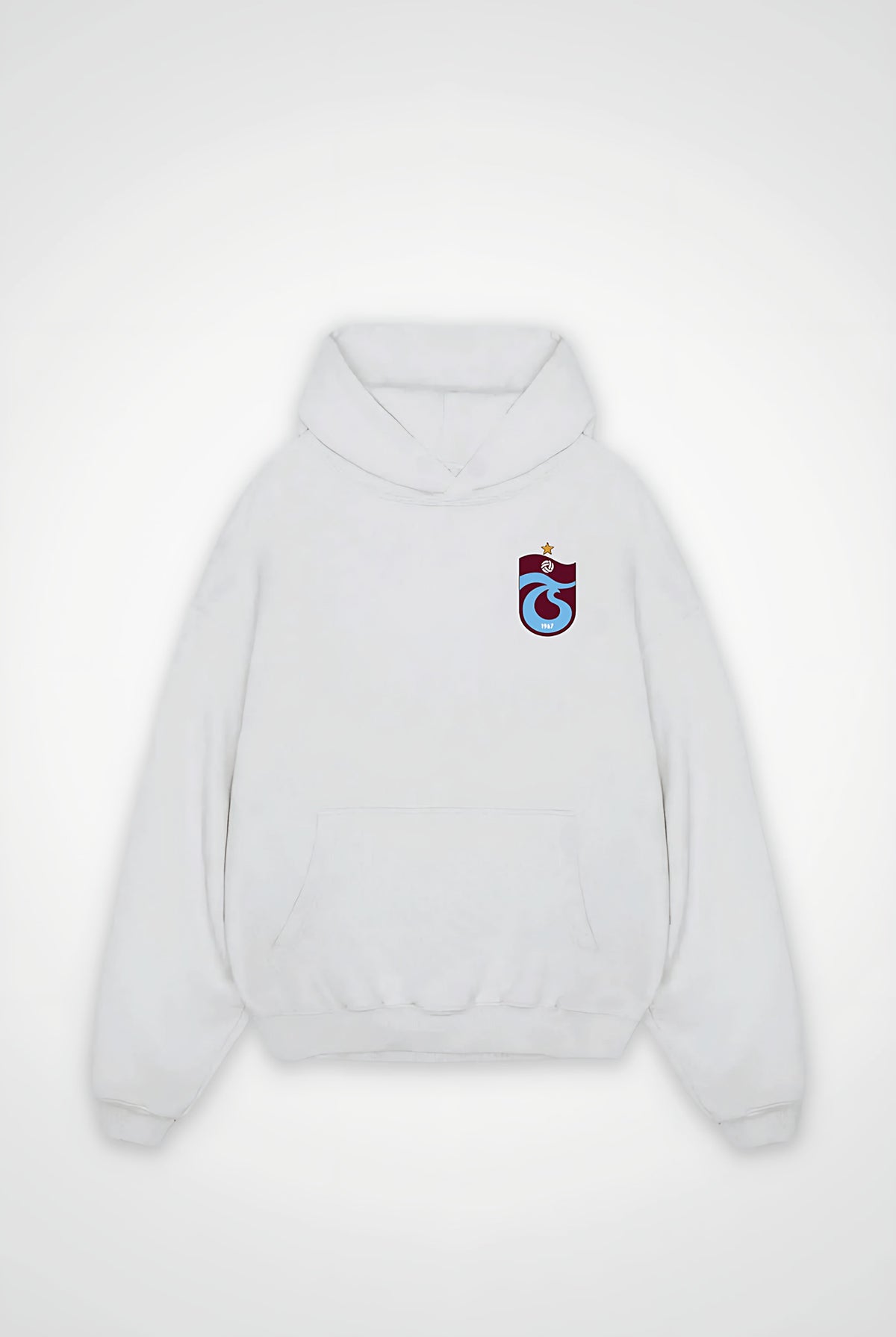 Trabzon Oversized Hoodie in Weiß (White)
