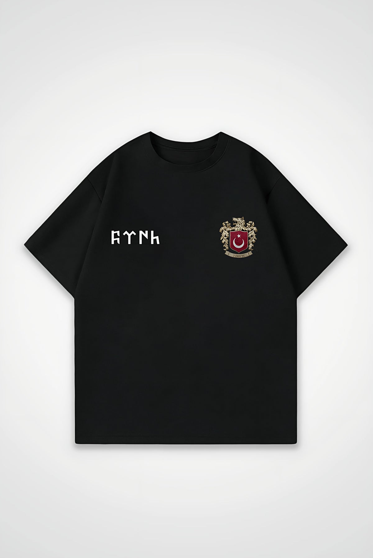 Göktürk Oversized T-Shirt – Miras in Schwarz (Black)