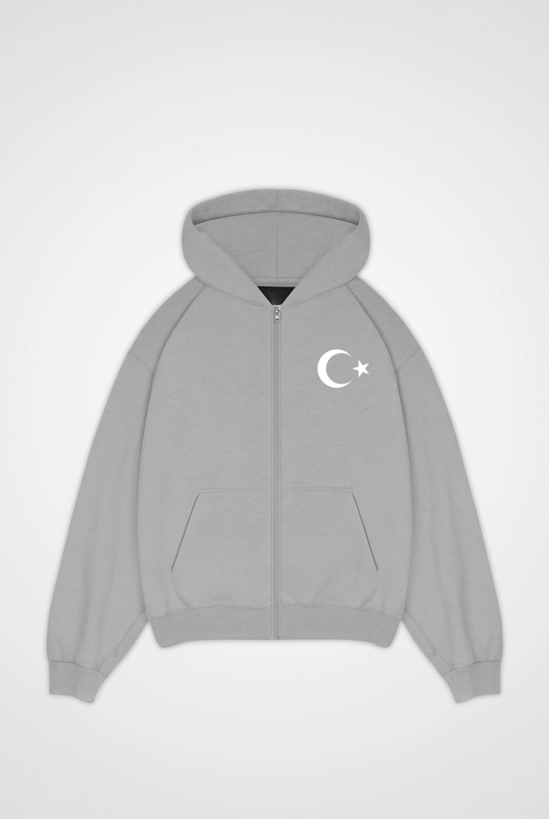 TÜRKİYE Oversized Zipper Hoodie Design 2