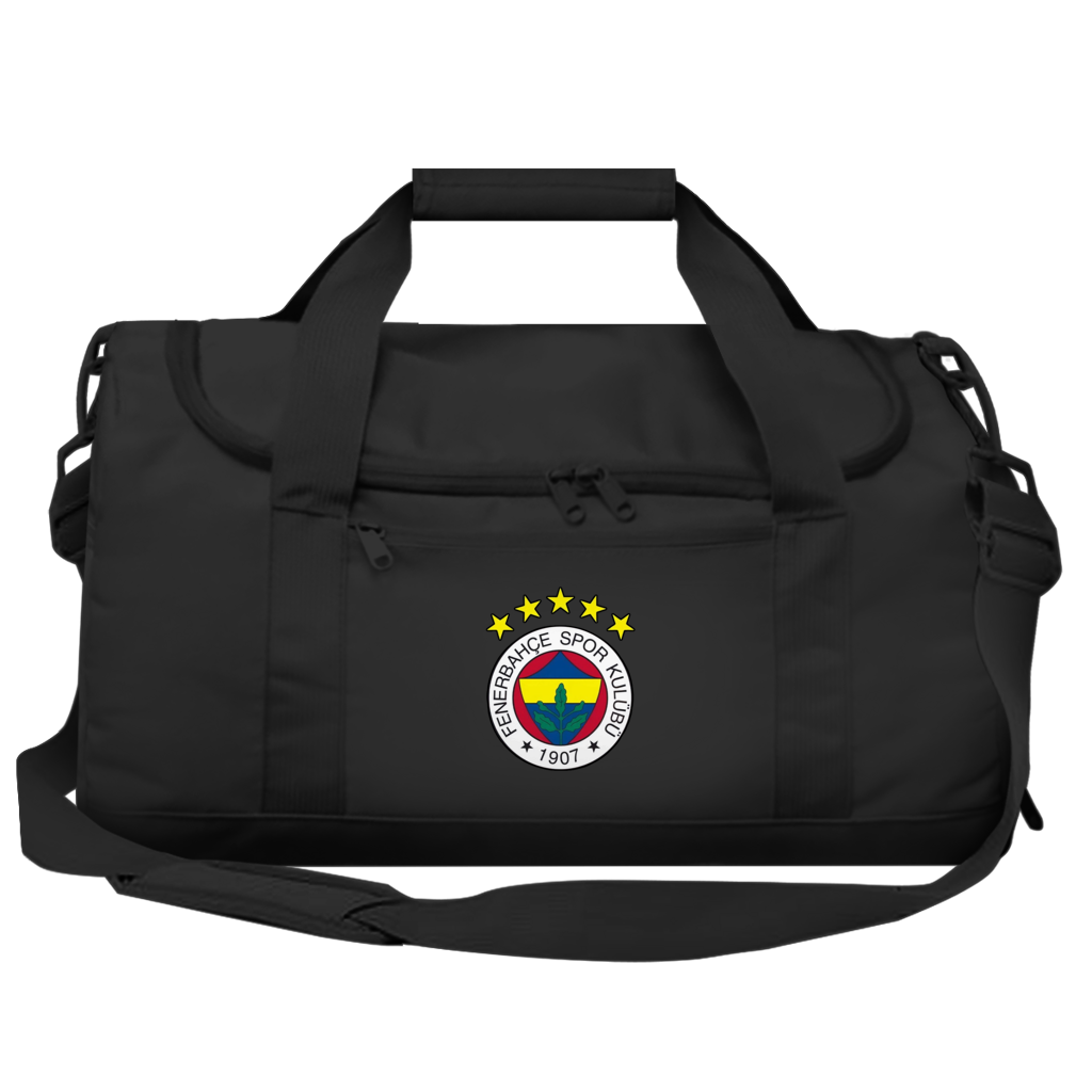 Fenerbahçe Sporttasche – 02 – Schwarz (Black), Vorderansicht