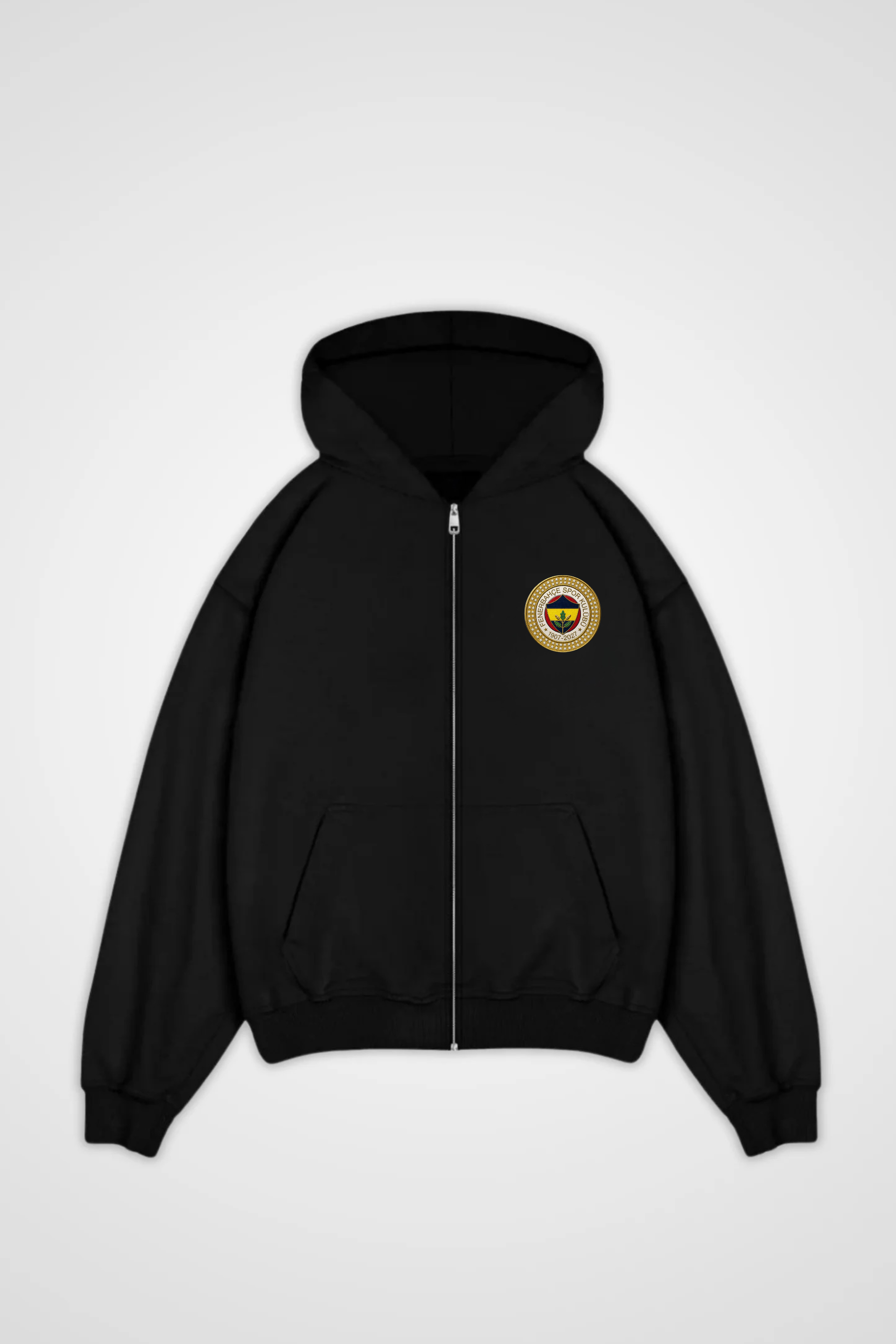 FENERBAHCE Oversized Zipper Hoodie Design 2 – Produktansicht