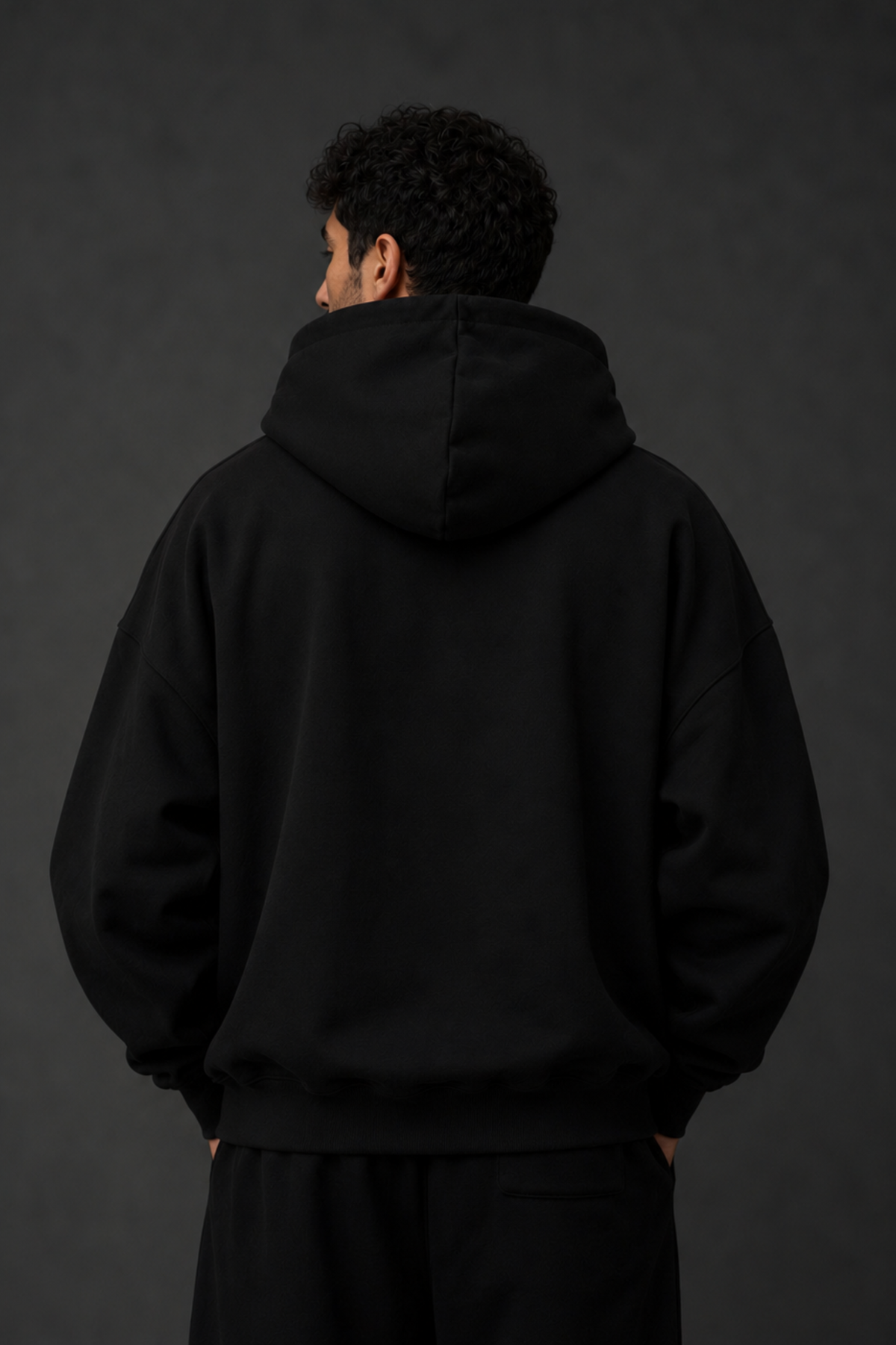 Fenerbahçe Oversized Zipper Hoodie – Design 1 – Produktansicht 3