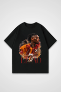 REALSTIL Rafa Leao Oversized T-Shirt Design 1 – Materialansicht