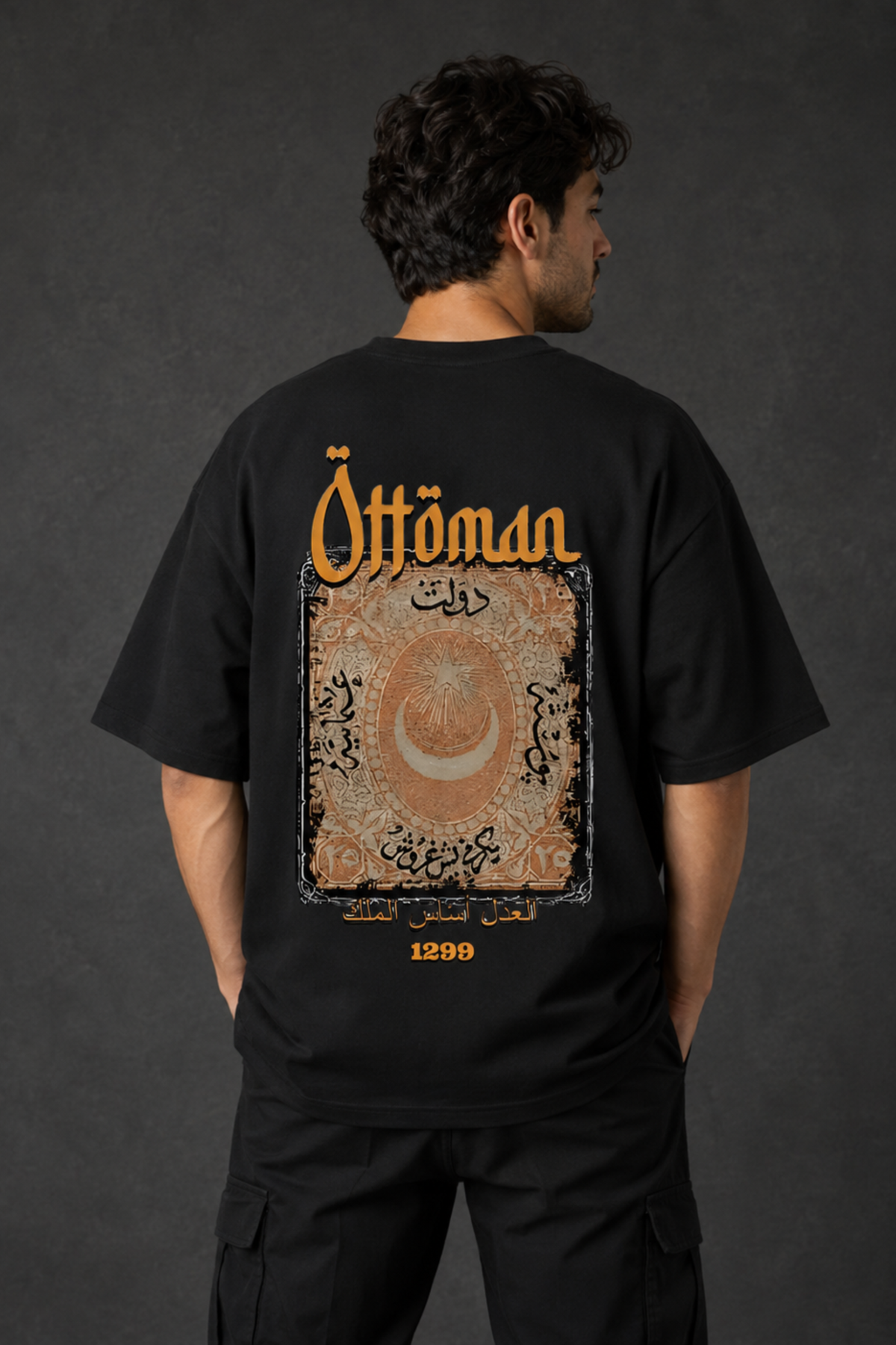 Ottoman Oversized T-Shirt – Design 4 – Produktansicht