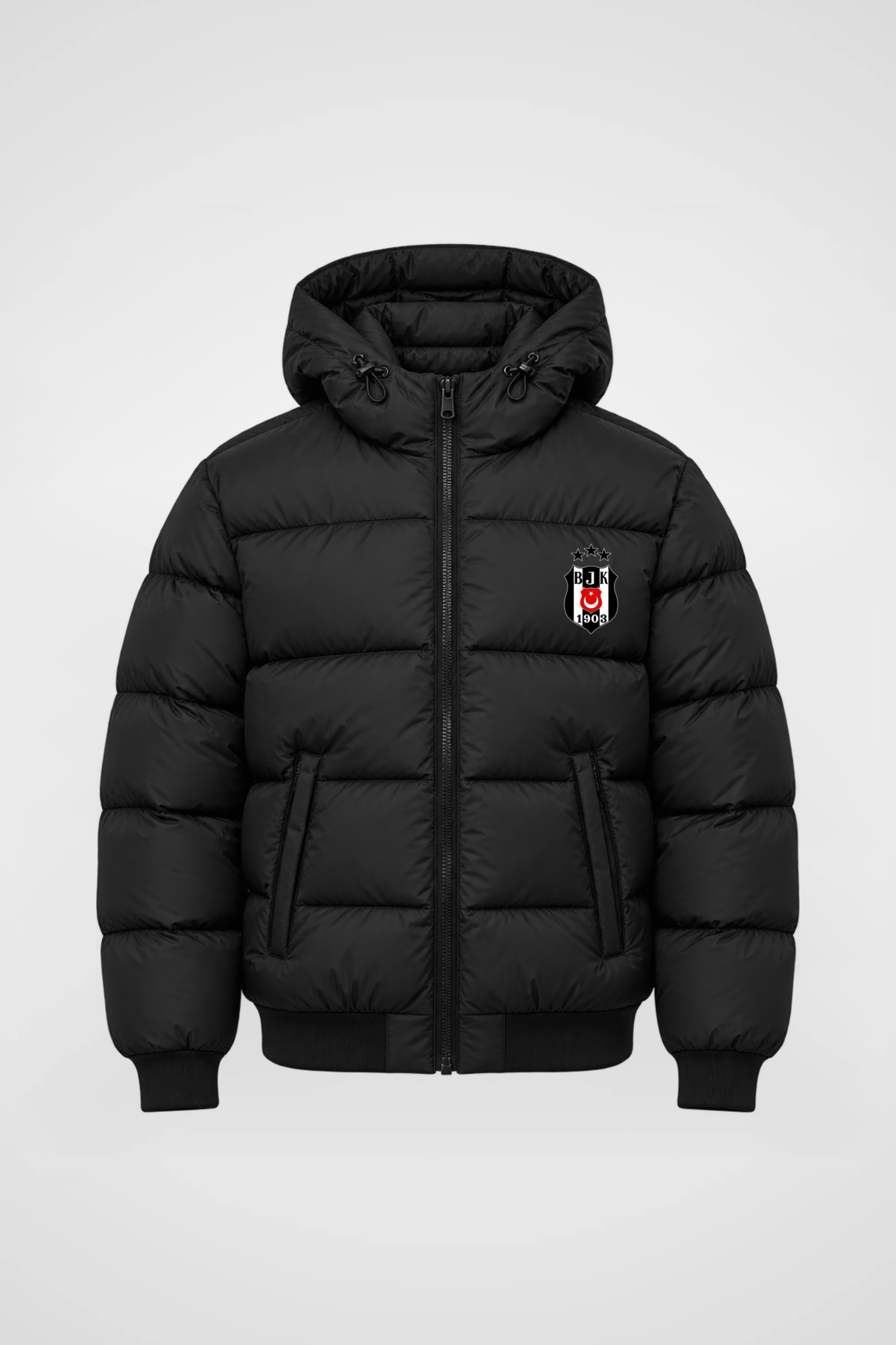 Beşiktaş Steppjacke in Schwarz (Black)