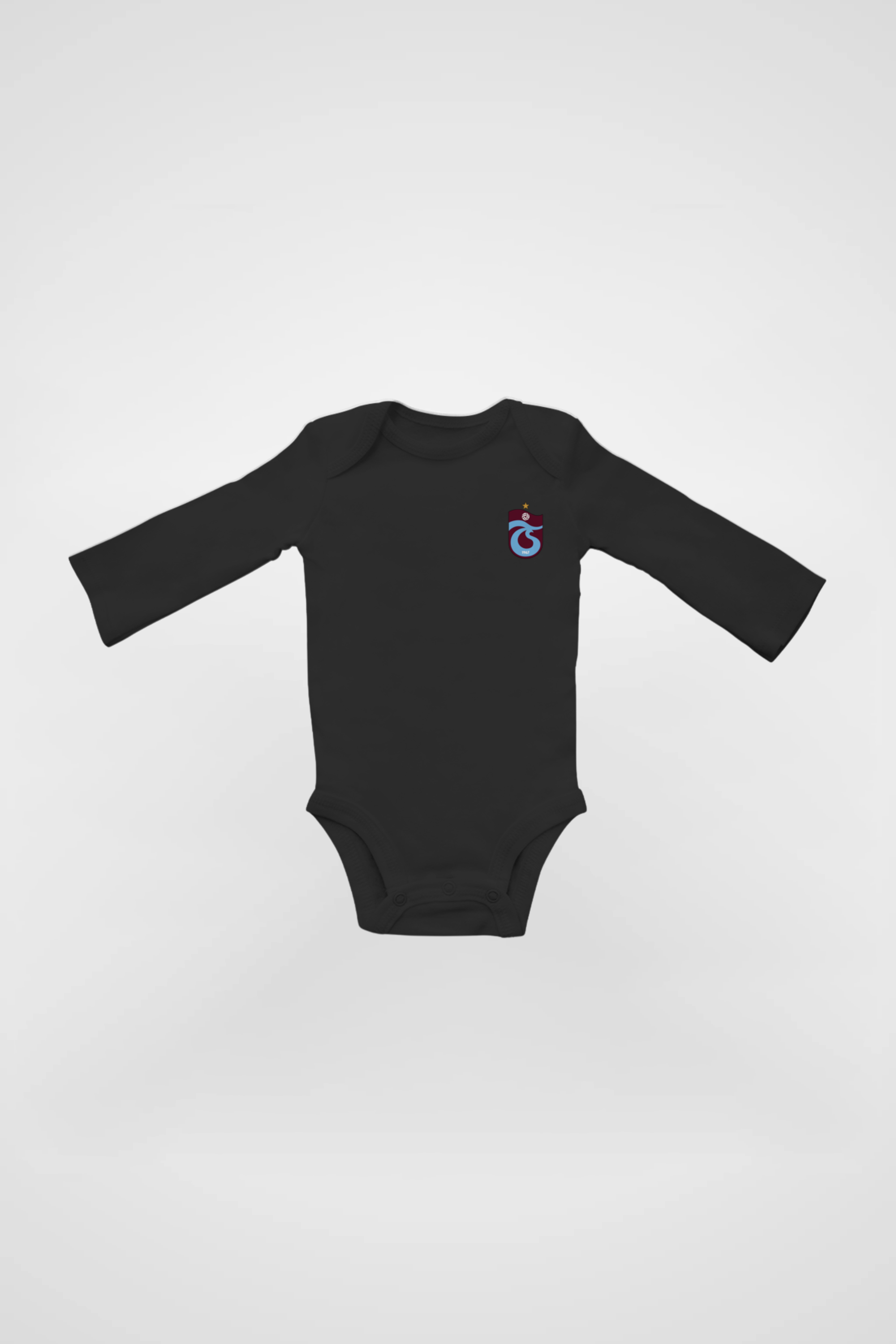 Trabzon Bio-Babybody Langarm (0-18 Monate) in Schwarz (Black)
