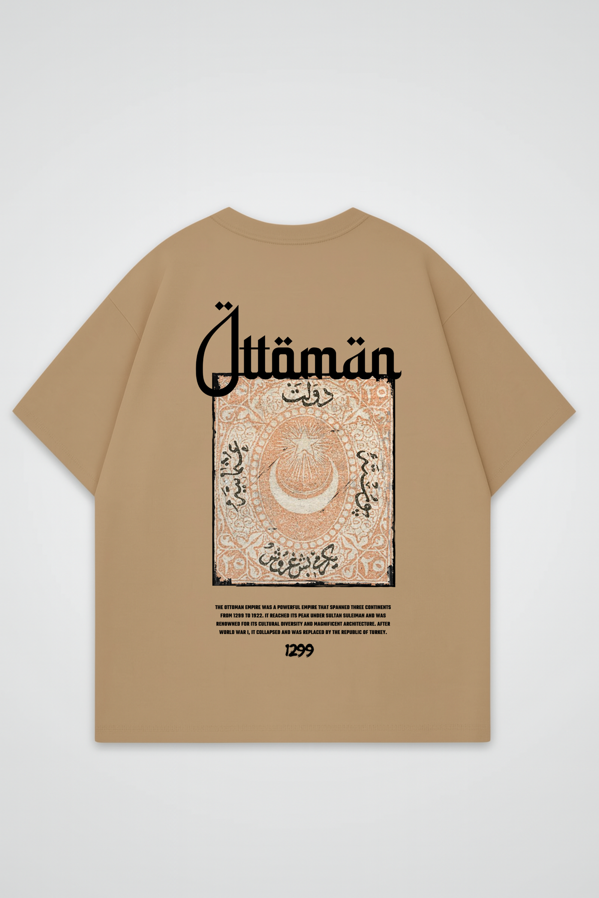 Ottoman Oversized T-Shirt – Design 1 – Produktansicht 2