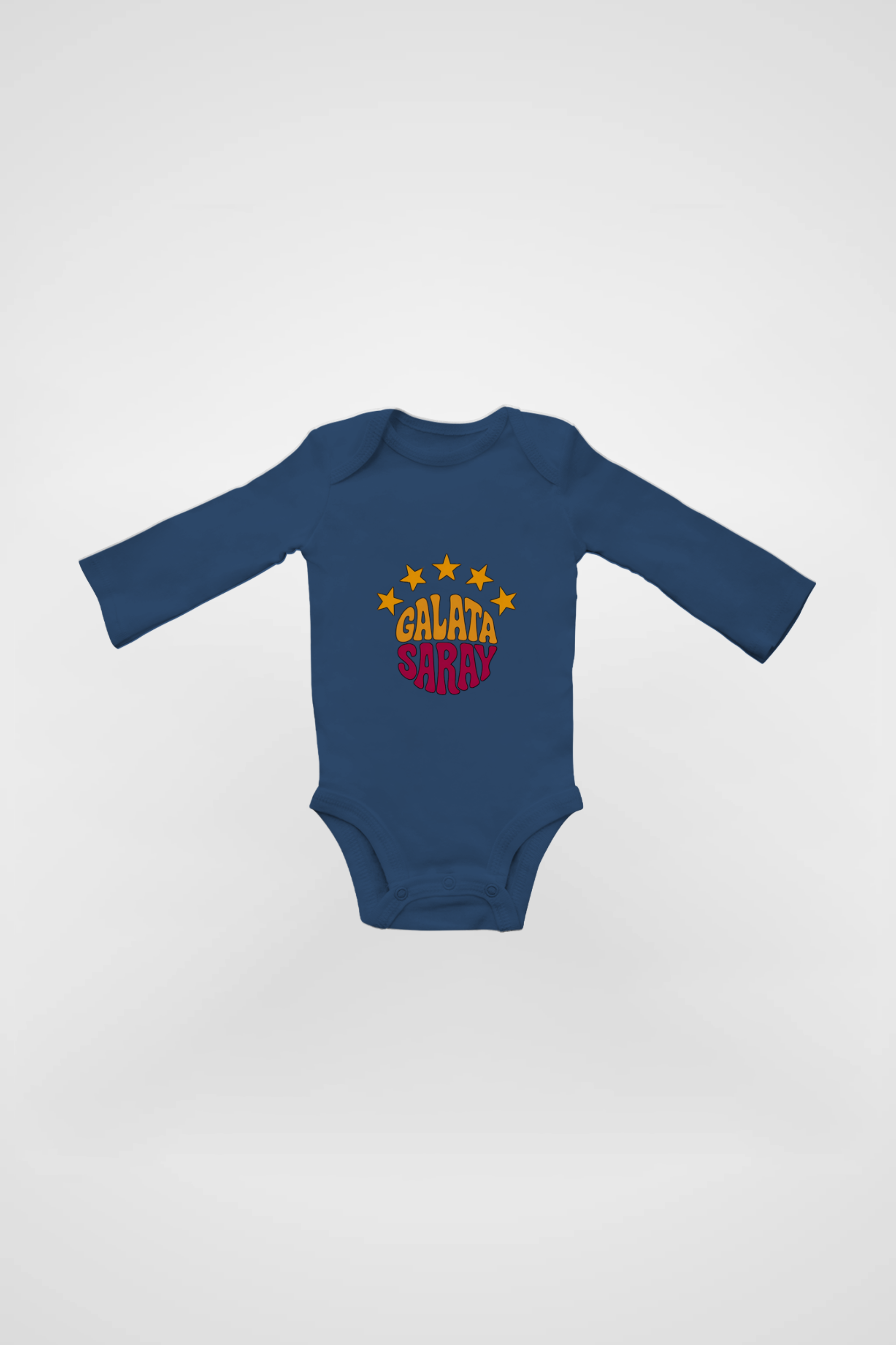 Galatasaray Bio-Babybody Langarm (0-18 Monate) in Nautical Navy