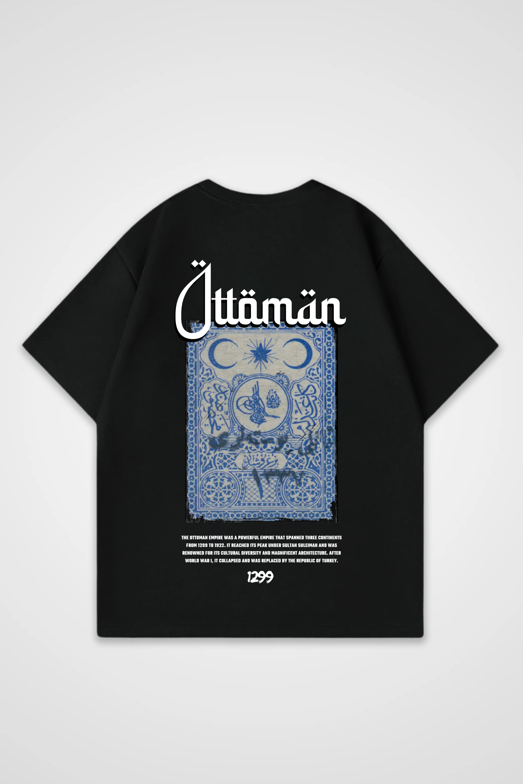 Ottoman Oversized T-Shirt – Design 3 – Produktansicht 2